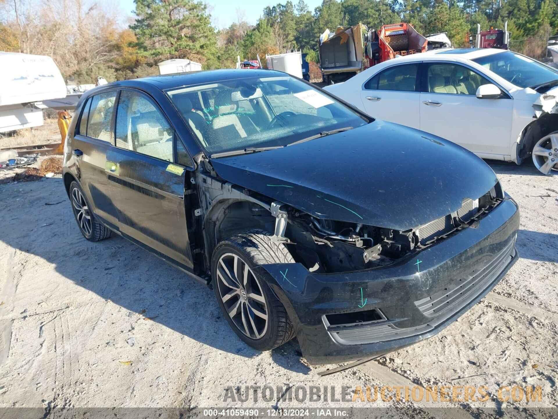 3VW217AU6GM062300 VOLKSWAGEN GOLF 2016