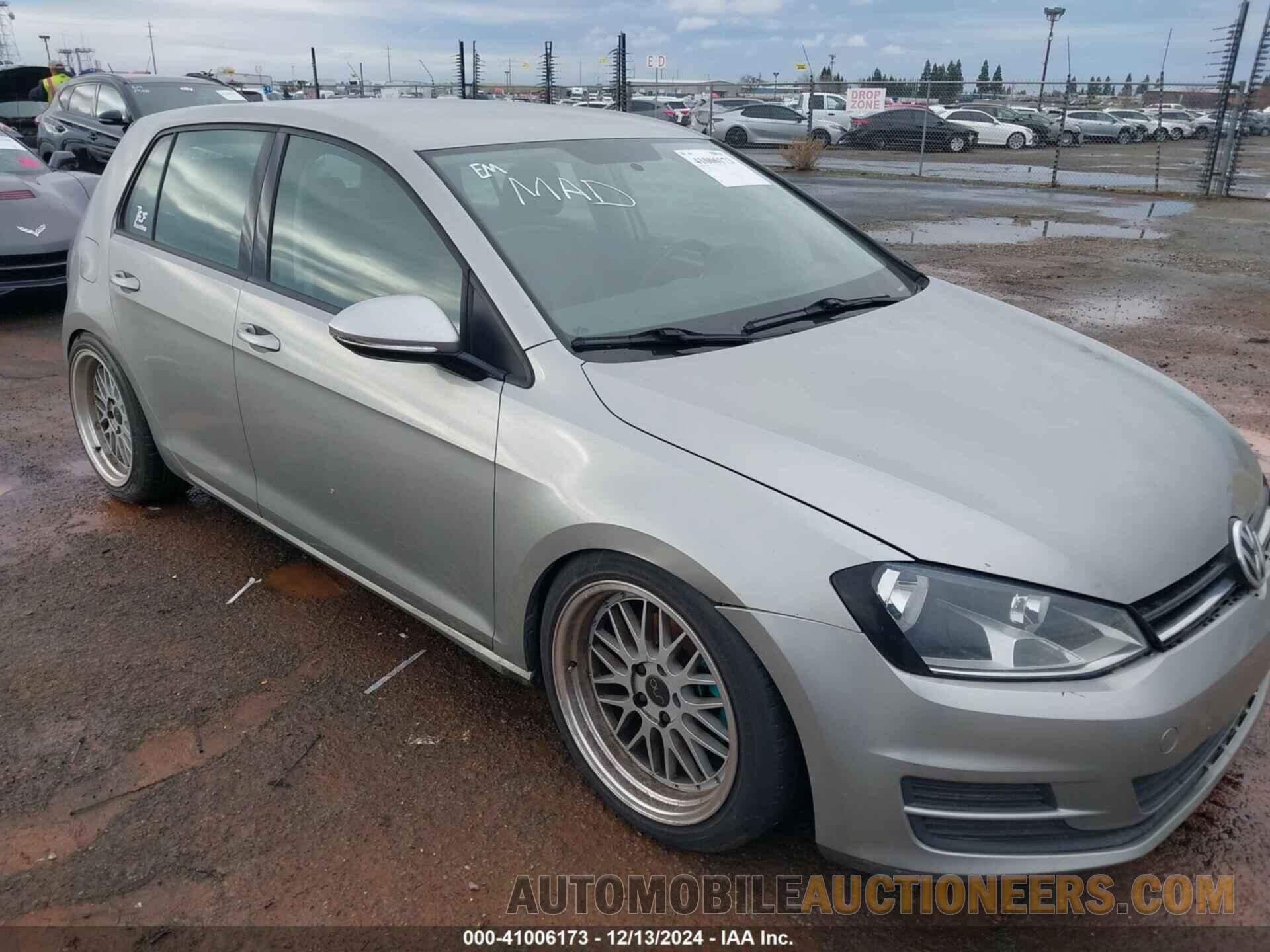 3VW217AU7FM087186 VOLKSWAGEN GOLF 2015