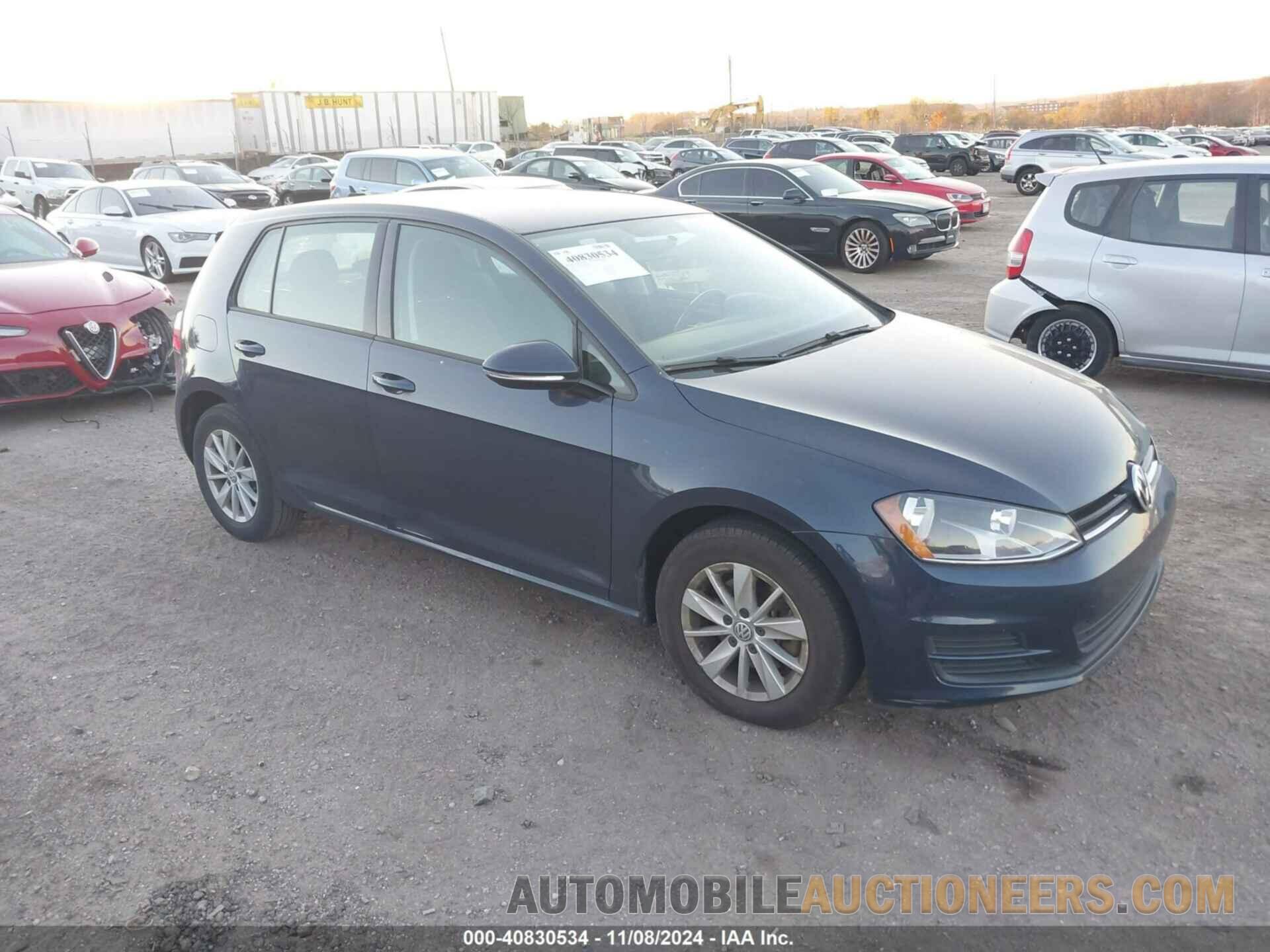 3VW217AU8GM025393 VOLKSWAGEN GOLF 2016