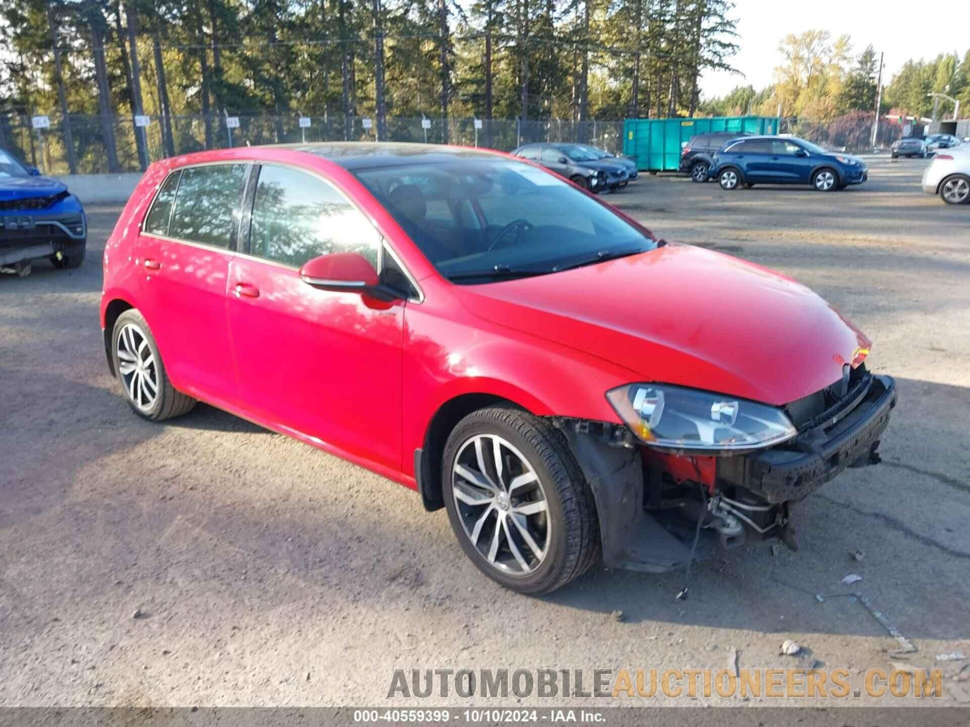 3VW217AU8HM053681 VOLKSWAGEN GOLF 2017