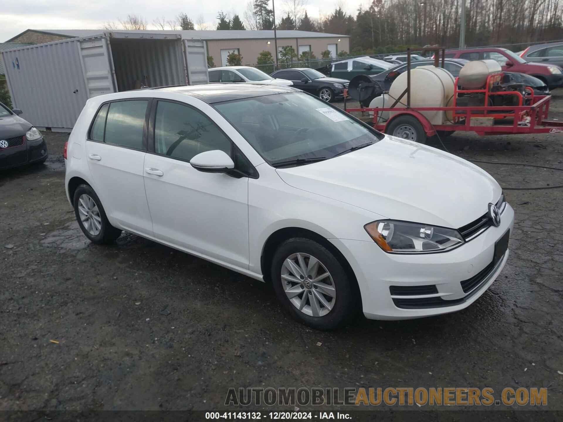 3VW217AUXGM032135 VOLKSWAGEN GOLF 2016