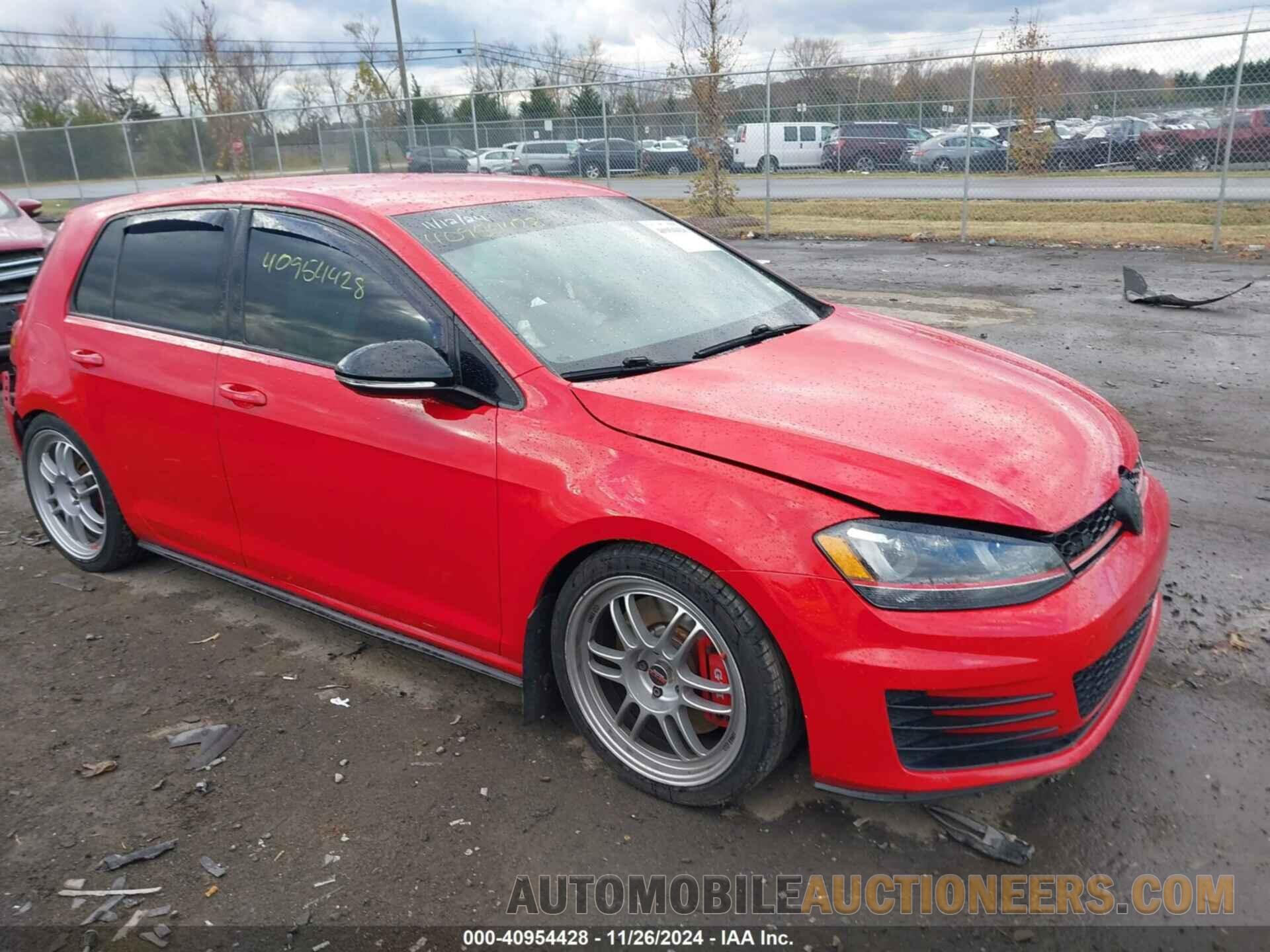 3VW447AU0HM049303 VOLKSWAGEN GOLF GTI 2017