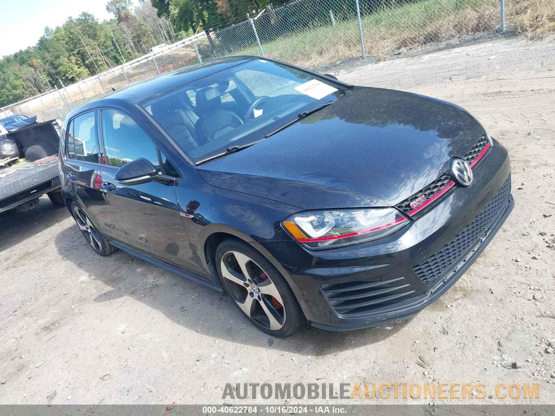 3VW447AU4GM069939 VOLKSWAGEN GOLF GTI 2016