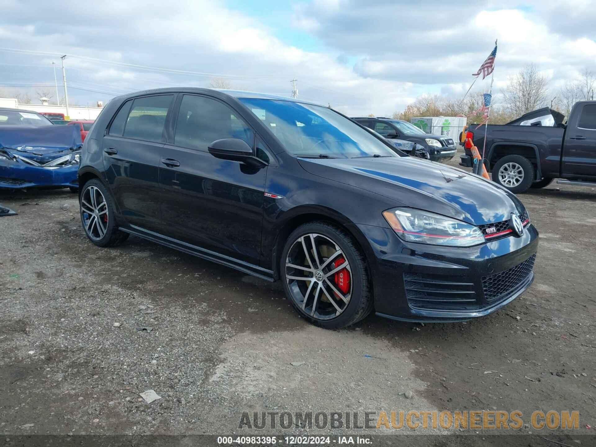 3VW447AU4HM002405 VOLKSWAGEN GOLF GTI 2017