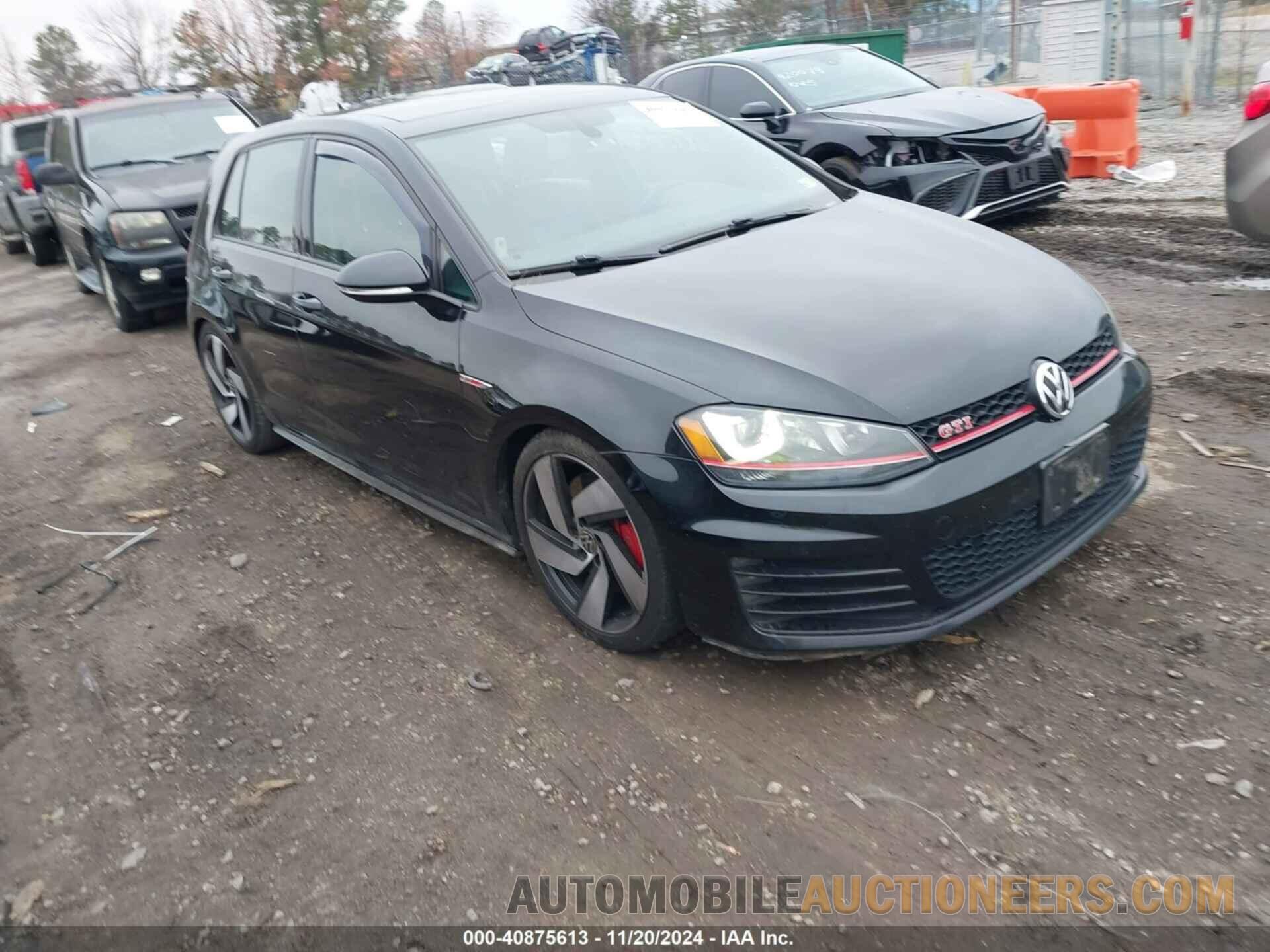 3VW447AU6GM001545 VOLKSWAGEN GOLF GTI 2016