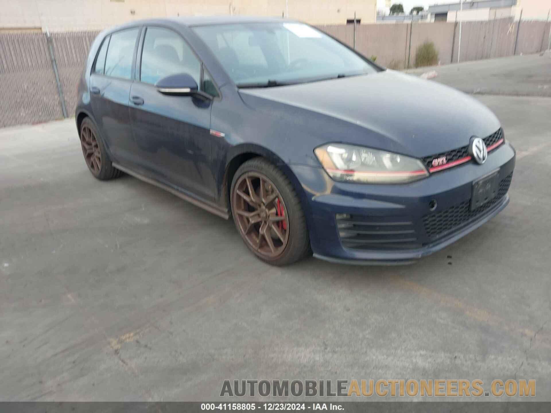 3VW447AU7HM031803 VOLKSWAGEN GOLF GTI 2017