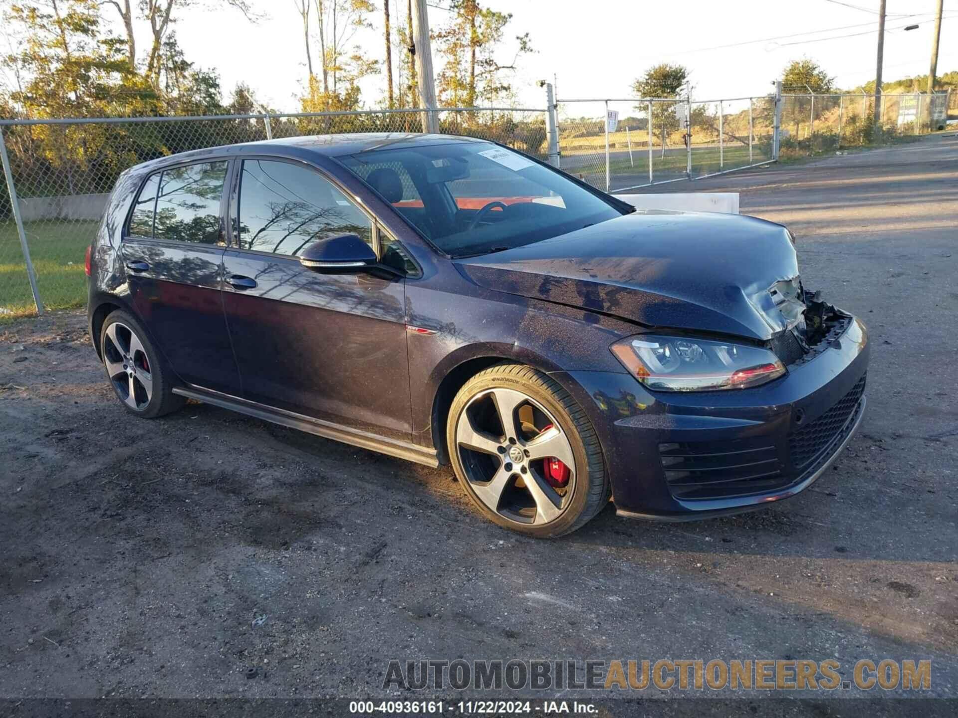 3VW447AU7HM044812 VOLKSWAGEN GOLF GTI 2017