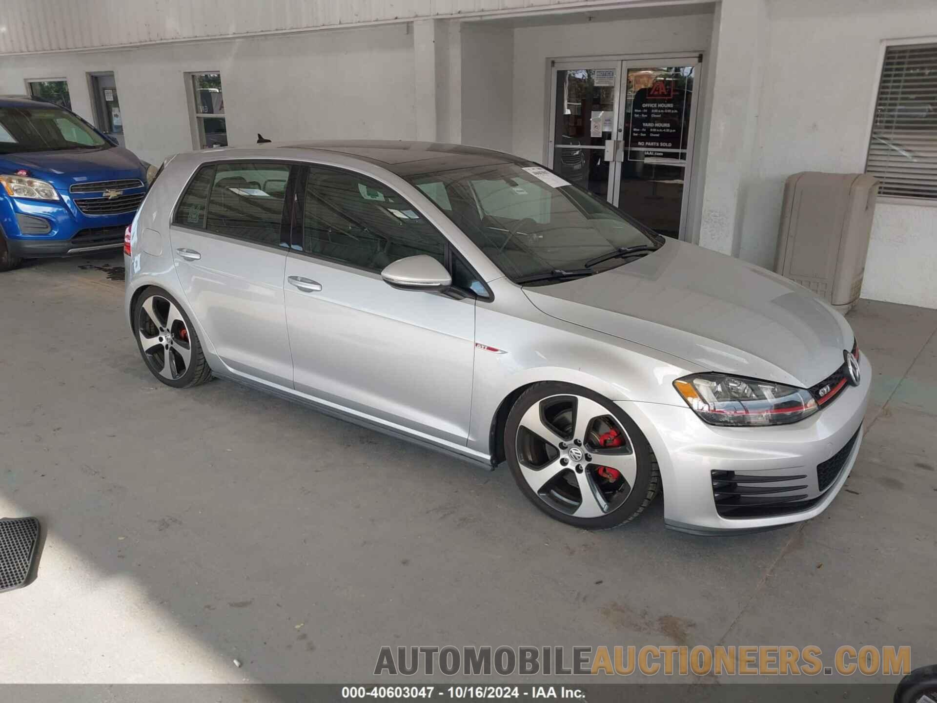 3VW4T7AU1FM030629 VOLKSWAGEN GOLF GTI 2015