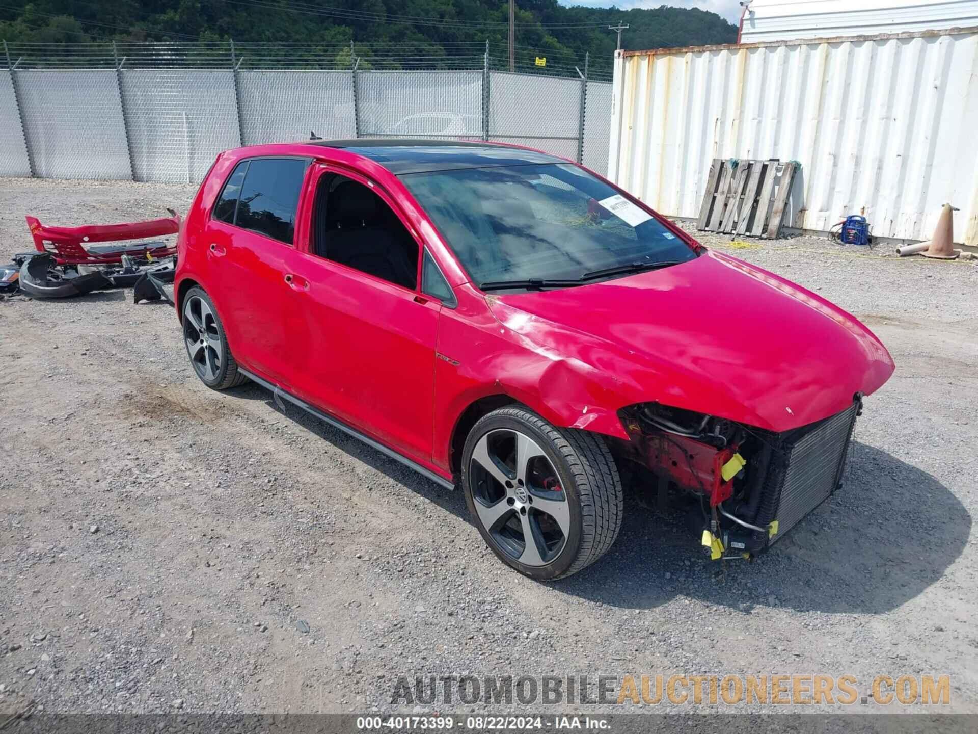 3VW4T7AU2FM091164 VOLKSWAGEN GOLF GTI 2015