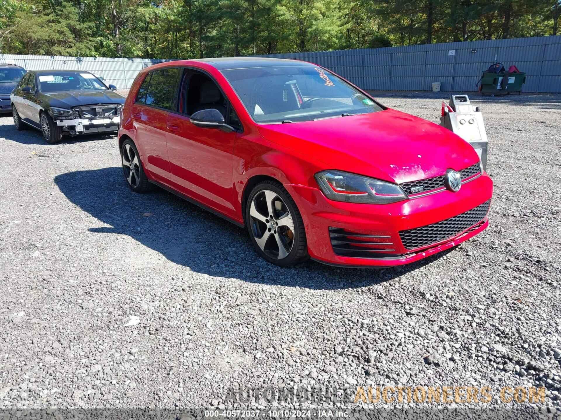 3VW4T7AU6FM000302 VOLKSWAGEN GOLF GTI 2015