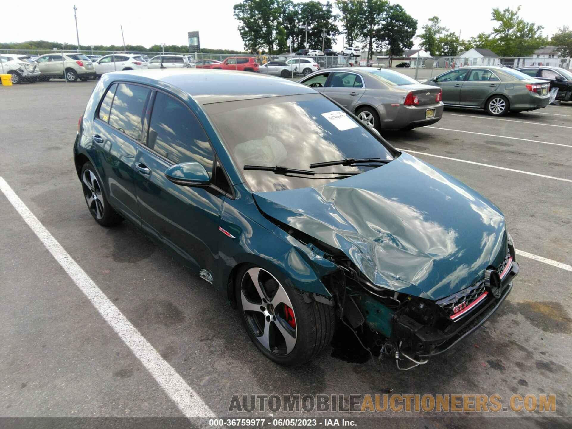 3VW547AU8JM296353 VOLKSWAGEN GOLF GTI 2018