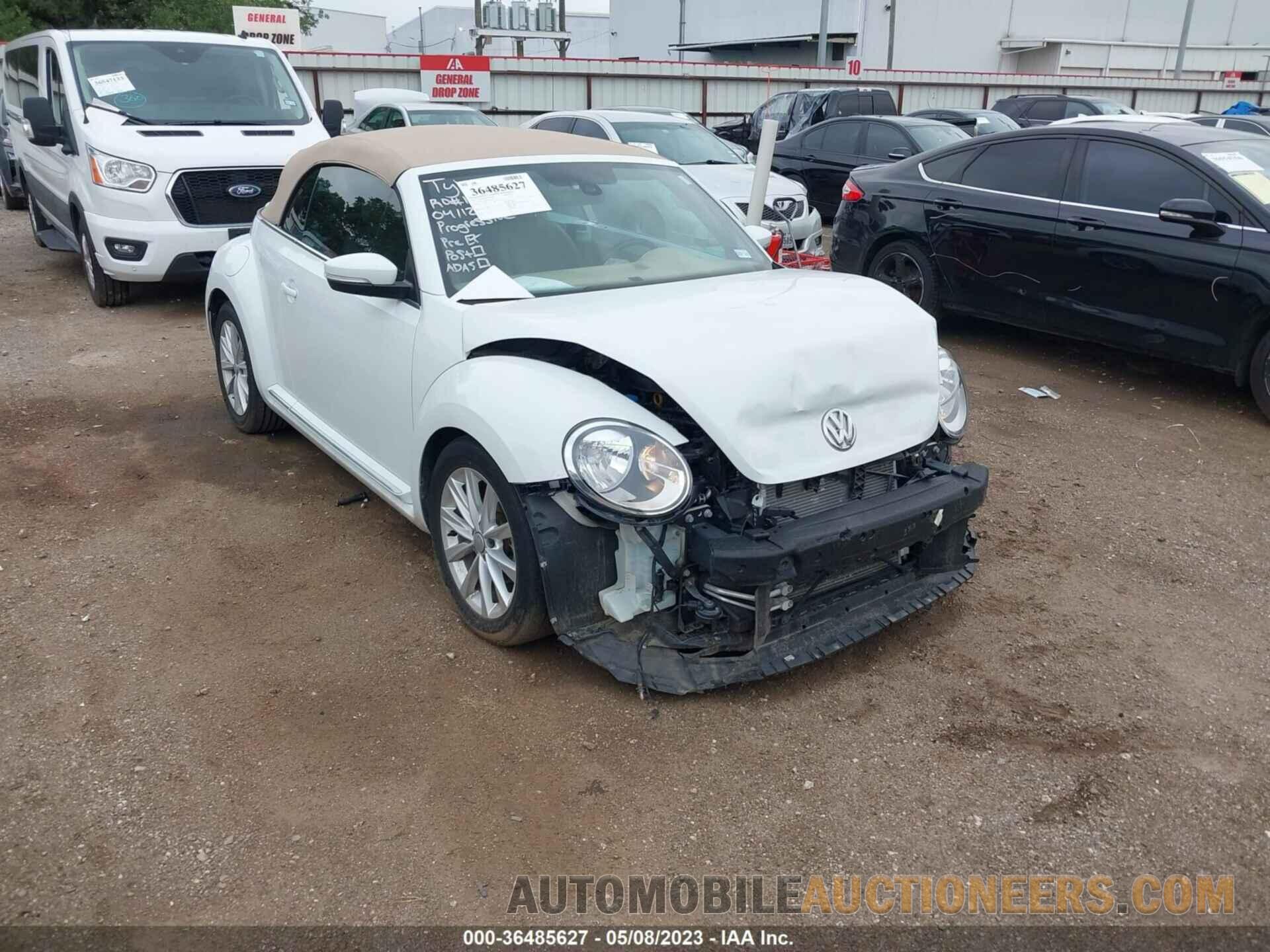 3VW5DAAT0KM505607 VOLKSWAGEN BEETLE CONVERTIBLE 2019