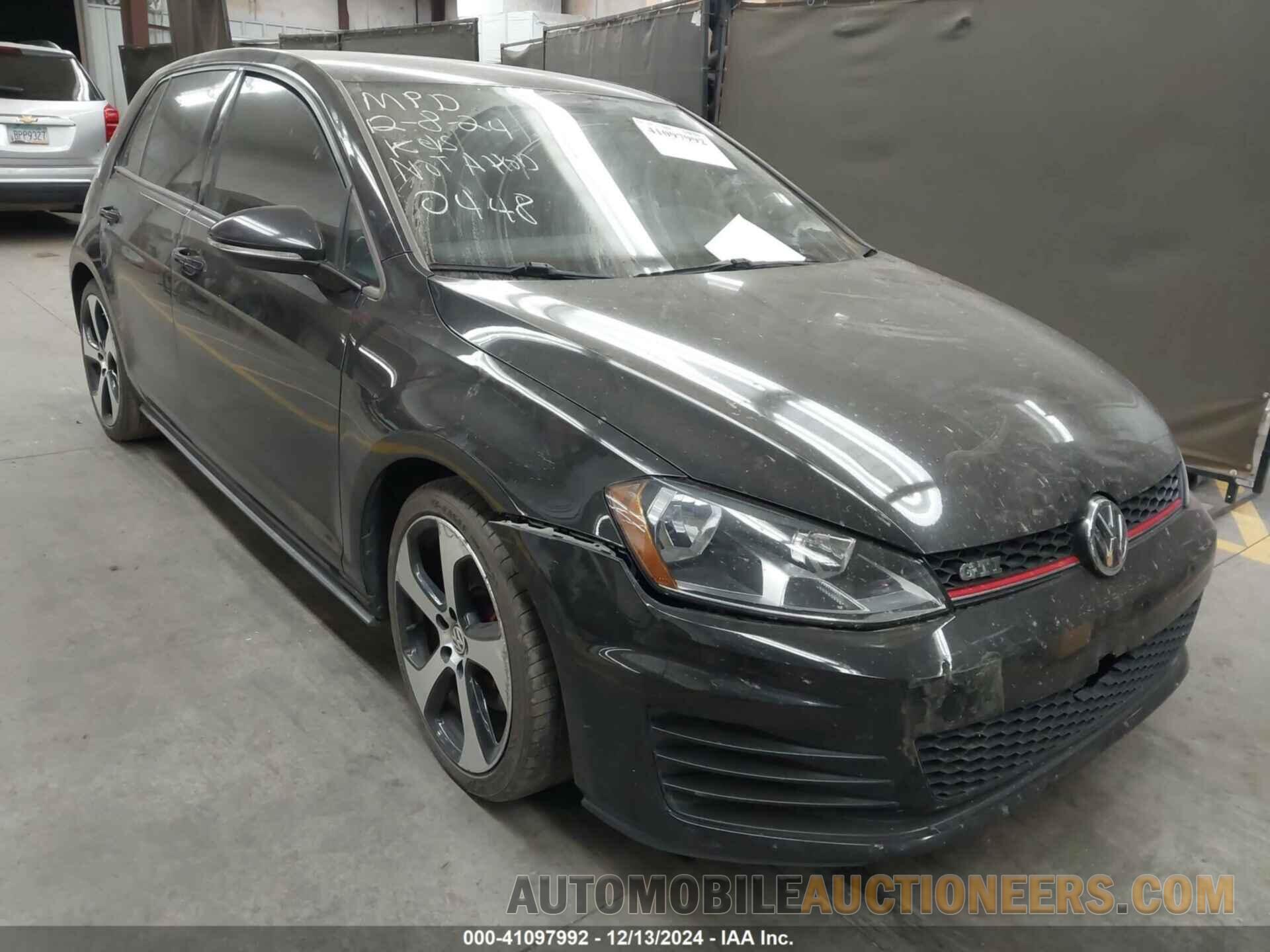 3VW5T7AU2HM000448 VOLKSWAGEN GOLF GTI 2017