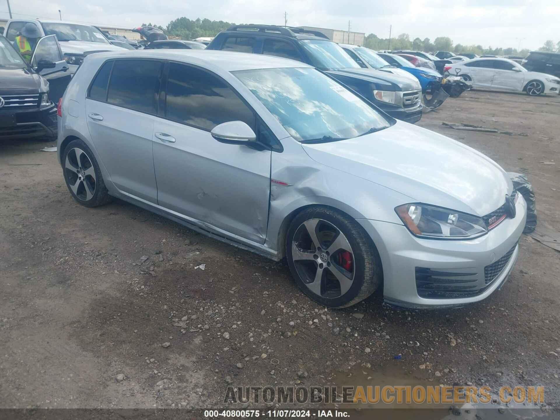 3VW5T7AU3GM057286 VOLKSWAGEN GOLF GTI 2016