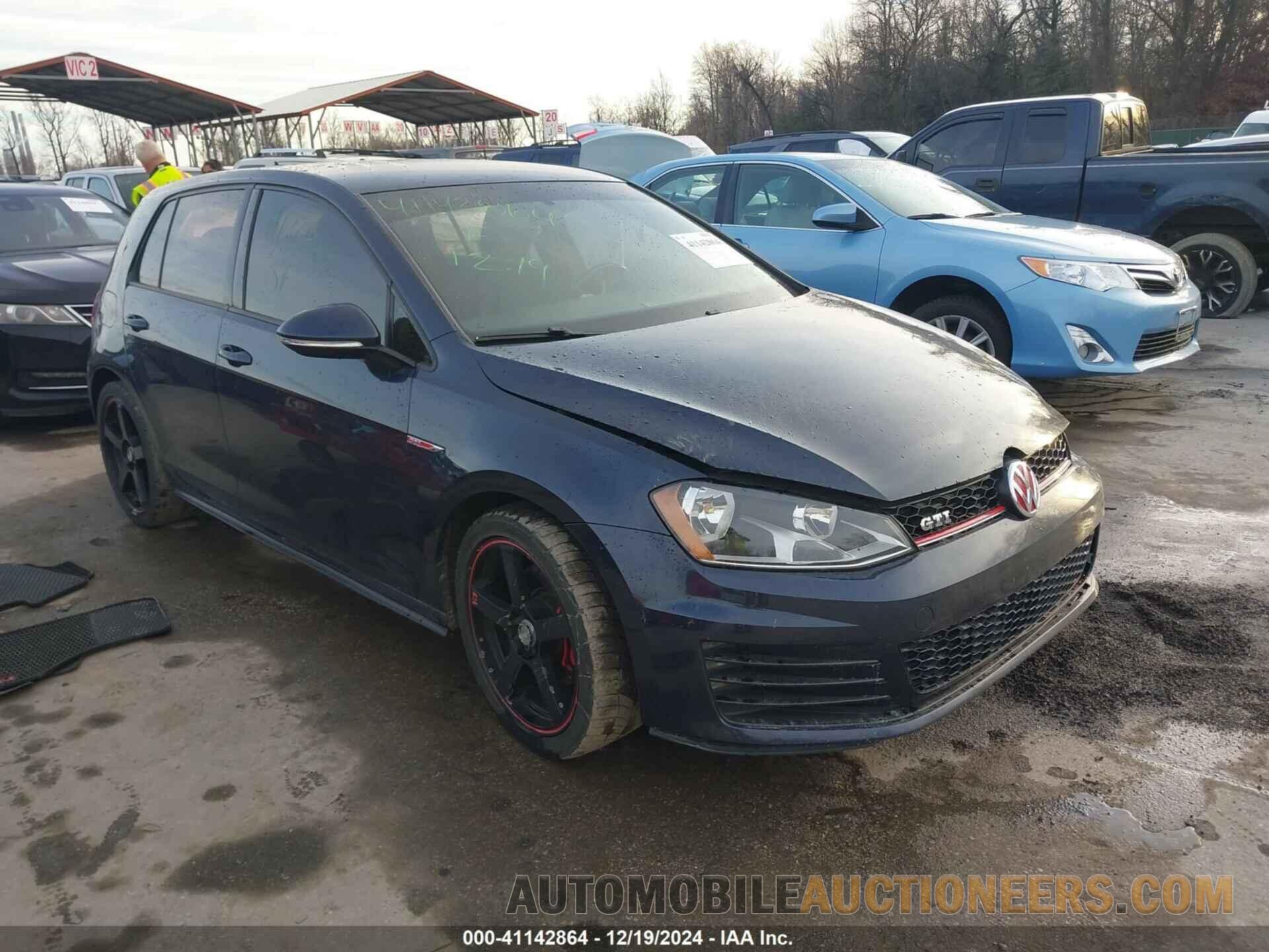 3VW5T7AUXGM044020 VOLKSWAGEN GOLF GTI 2016