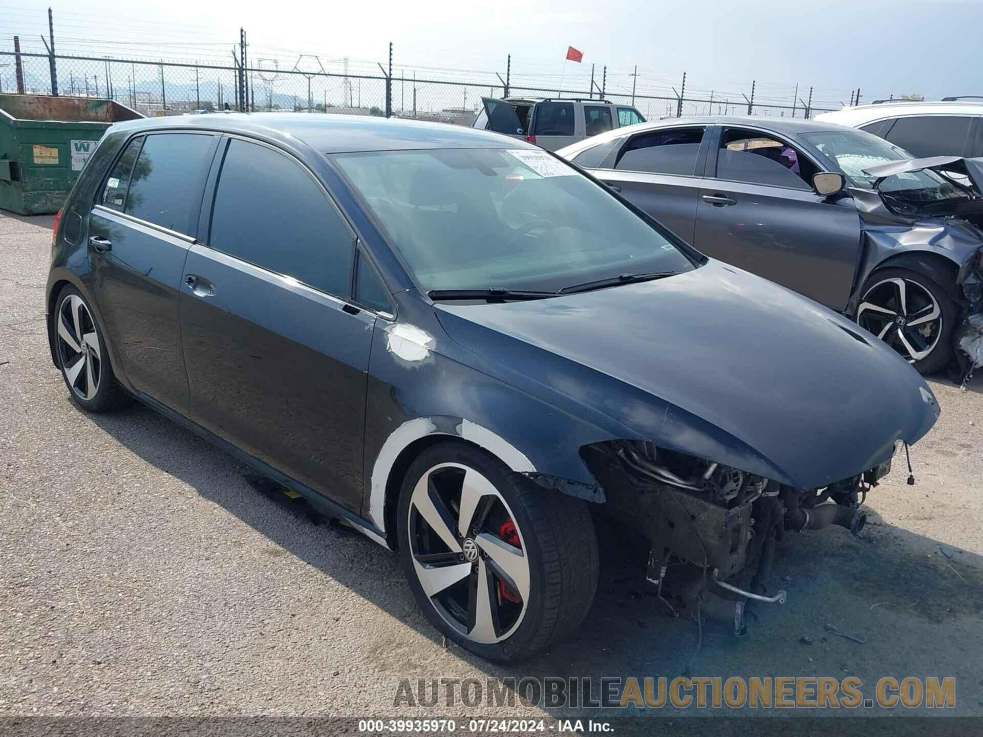 3VW6T7AU6MM005554 VOLKSWAGEN GOLF GTI 2021