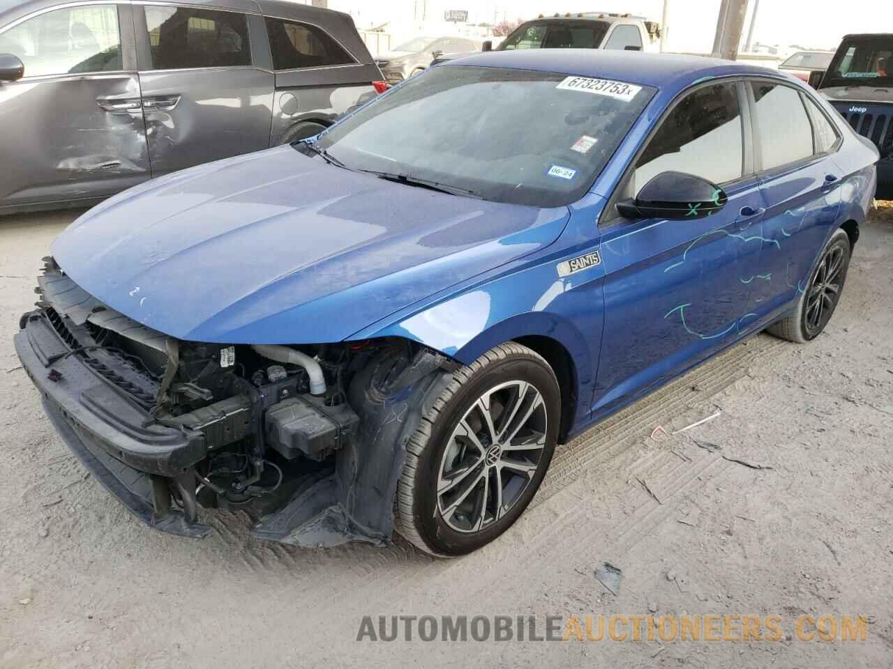 3VWBM7BU7NM018907 VOLKSWAGEN JETTA 2022