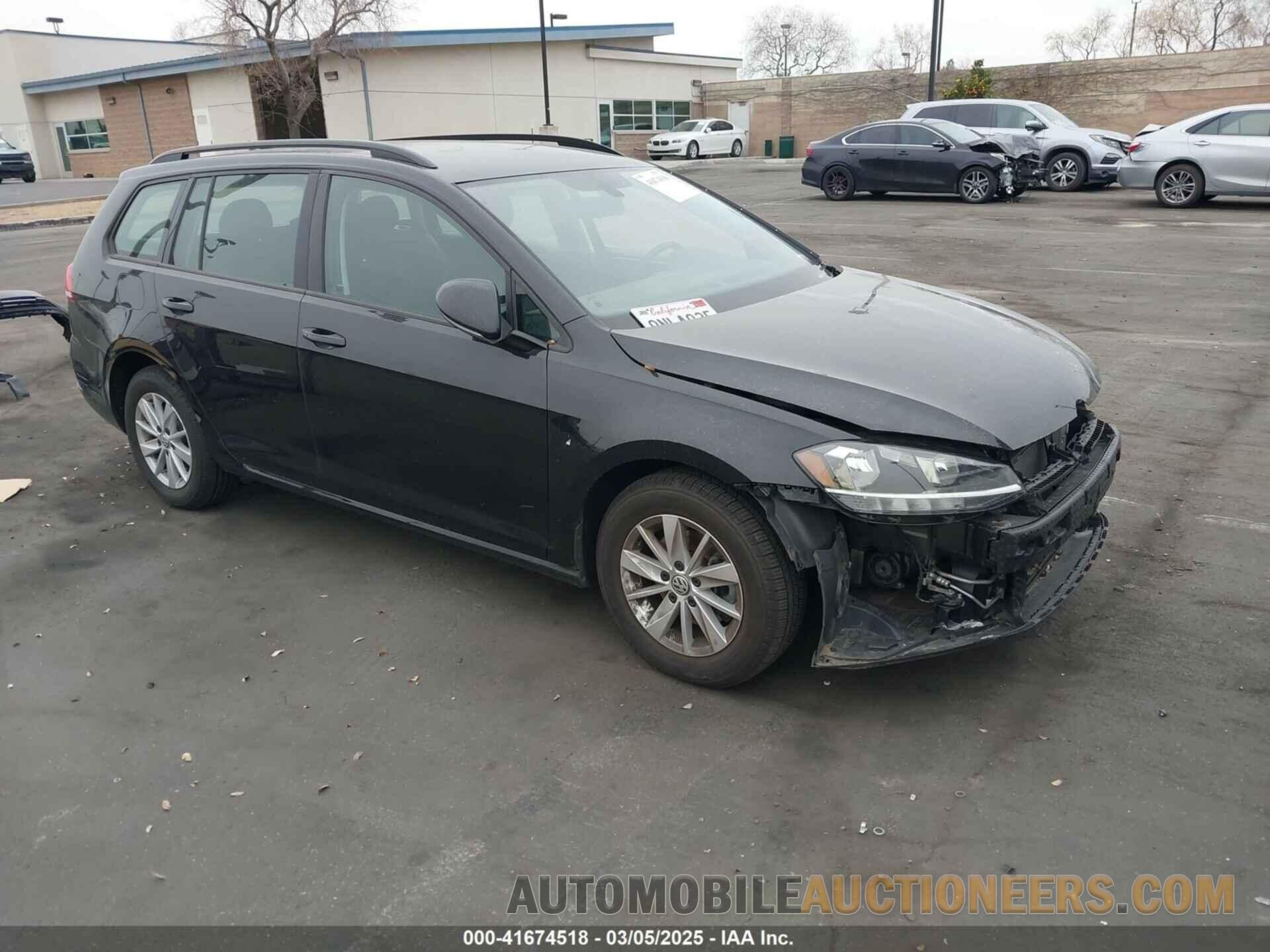 3VWY57AU2KM516226 VOLKSWAGEN GOLF SPORTWAGEN 2019