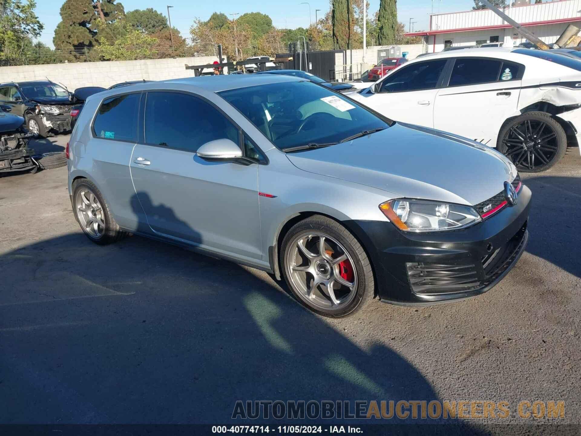 3VWYT7AU0GM055234 VOLKSWAGEN GOLF GTI 2016