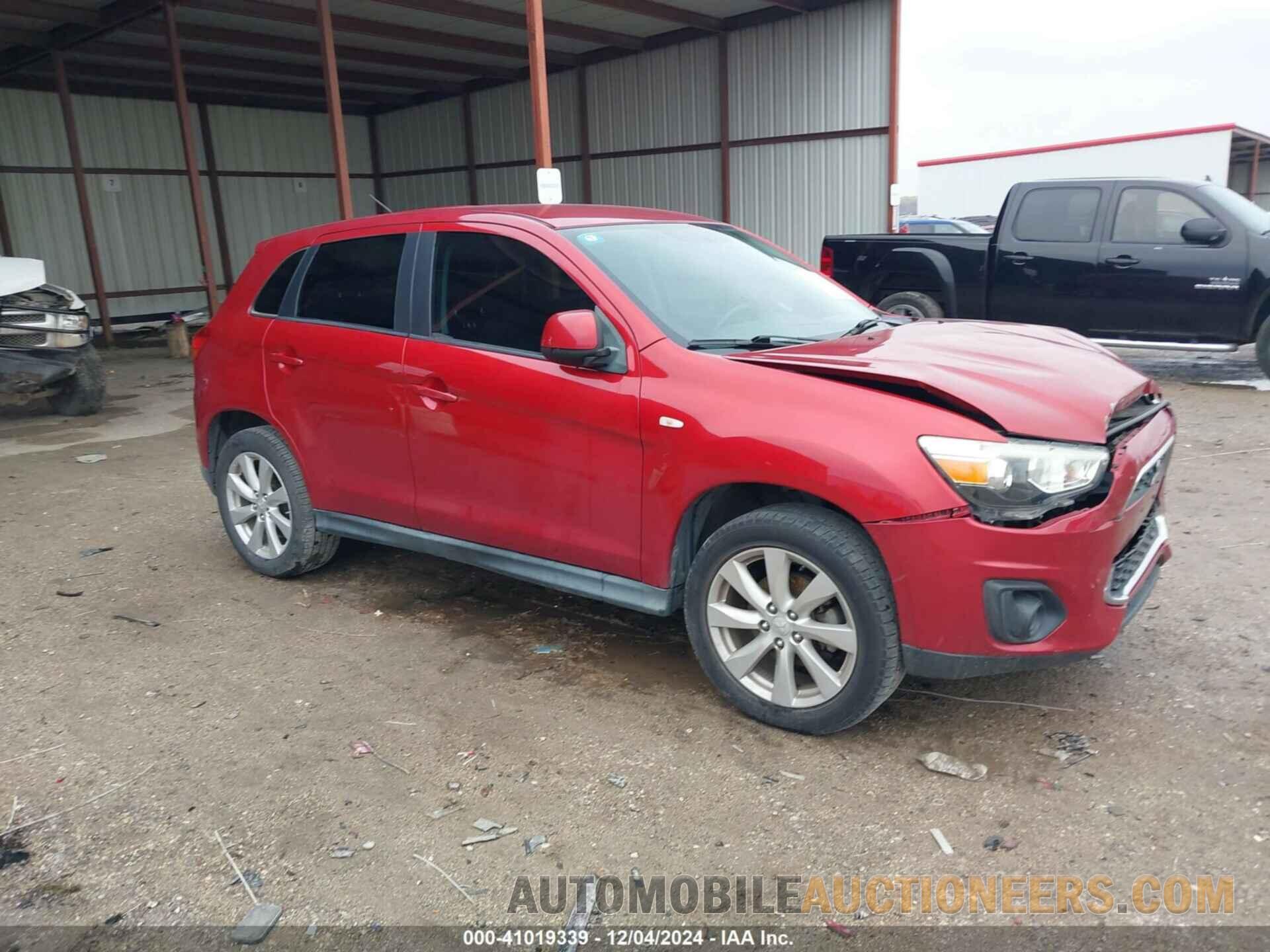 4A4AP3AUXDE008014 MITSUBISHI OUTLANDER SPORT 2013