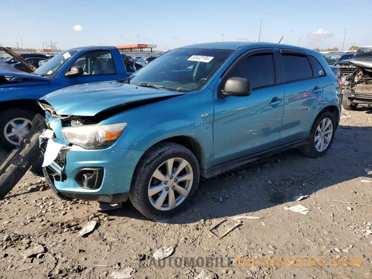 4A4AP3AUXDE014833 MITSUBISHI OUTLANDER 2013