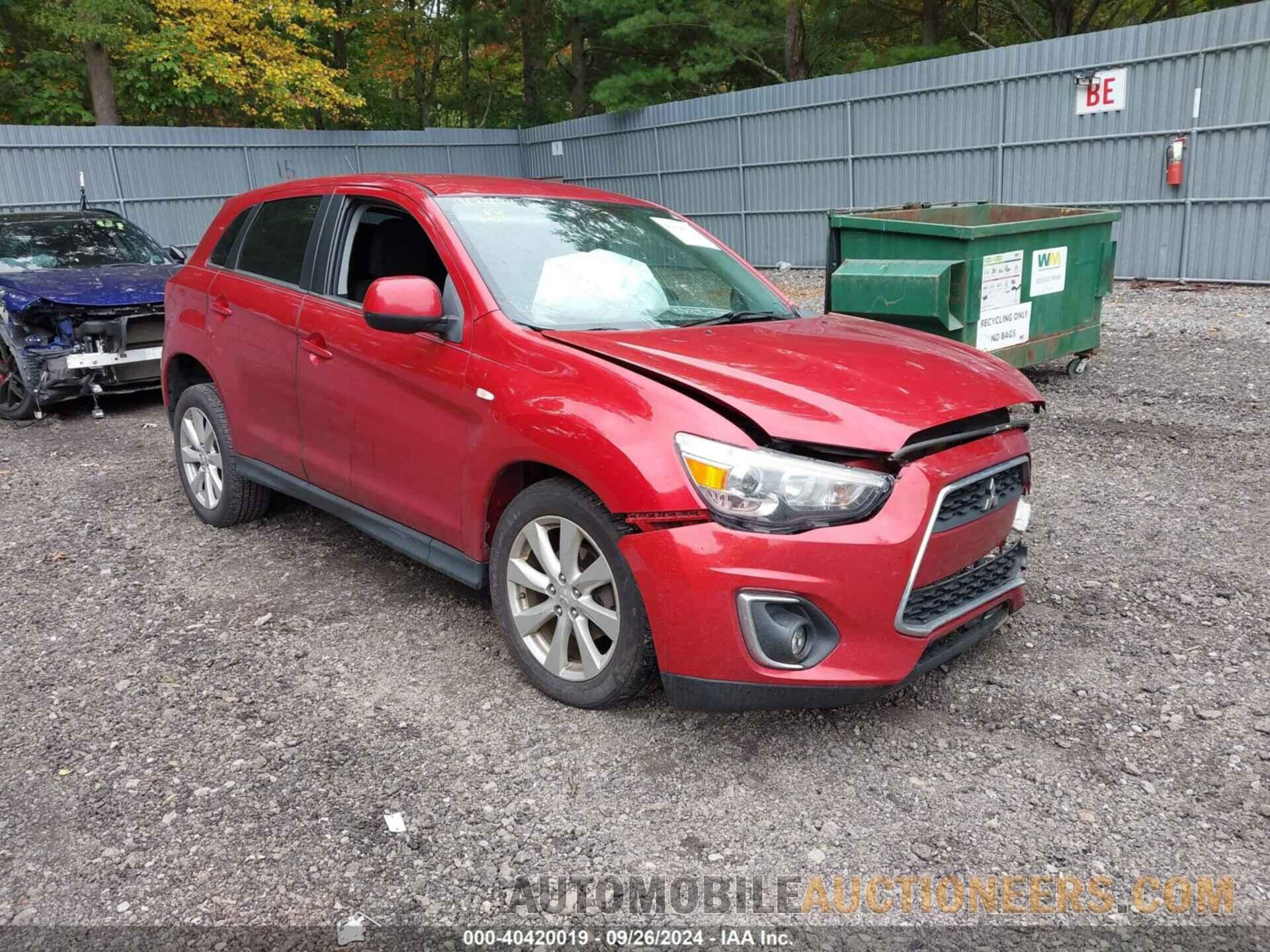 4A4AR4AU8DE008836 MITSUBISHI OUTLANDER SPORT 2013