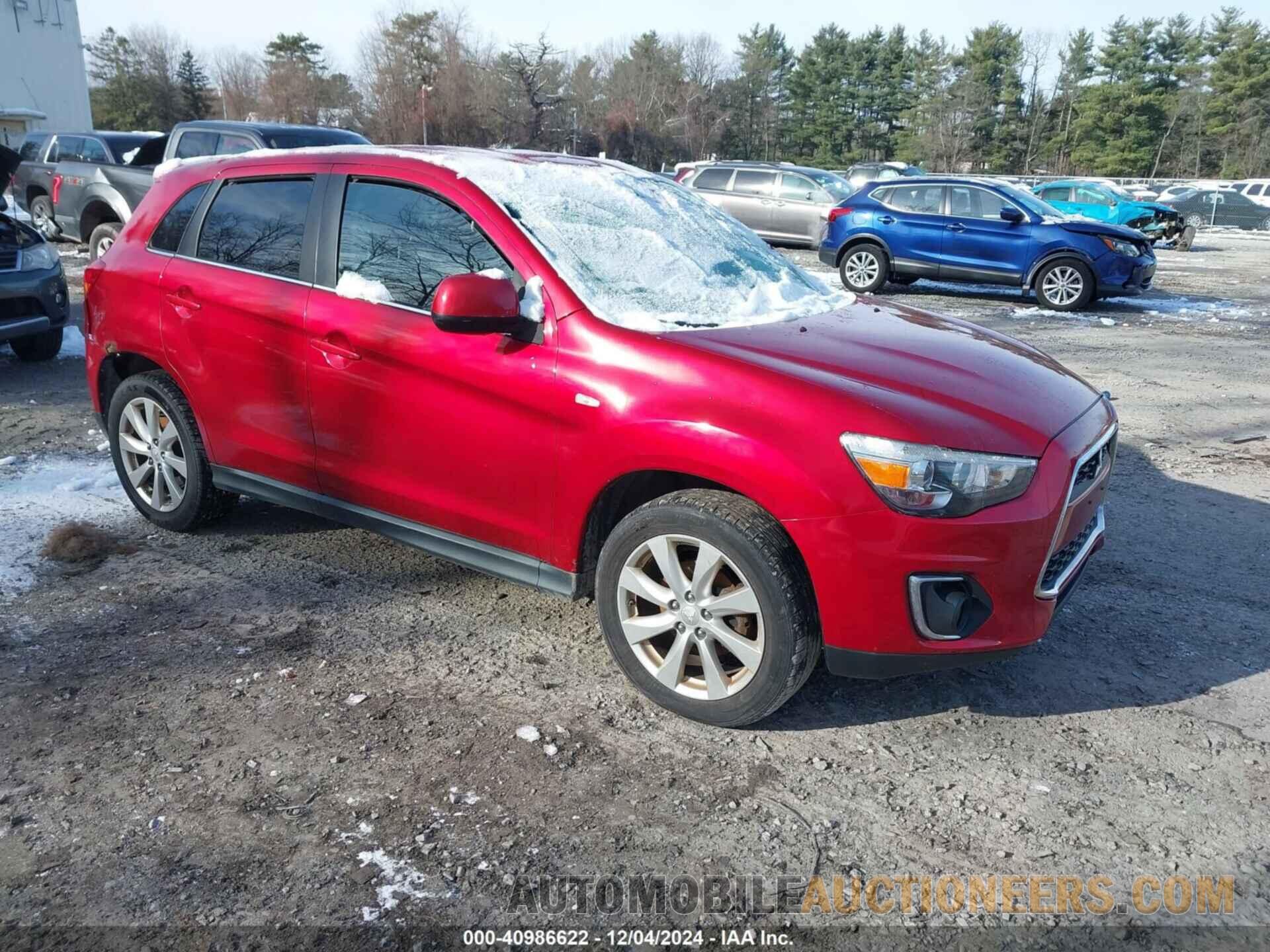 4A4AR4AUXEE013392 MITSUBISHI OUTLANDER SPORT 2014