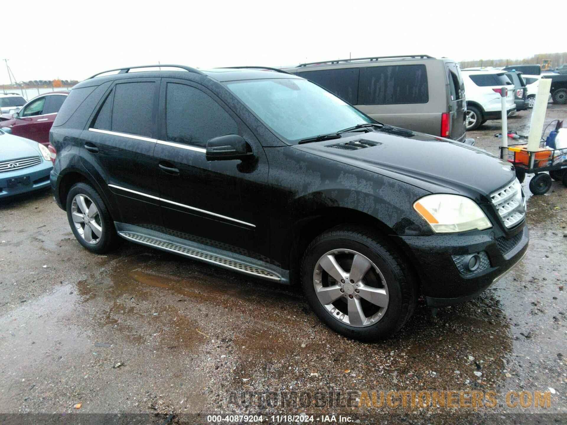 4JGBB5GB1BA672570 MERCEDES-BENZ ML 350 2011