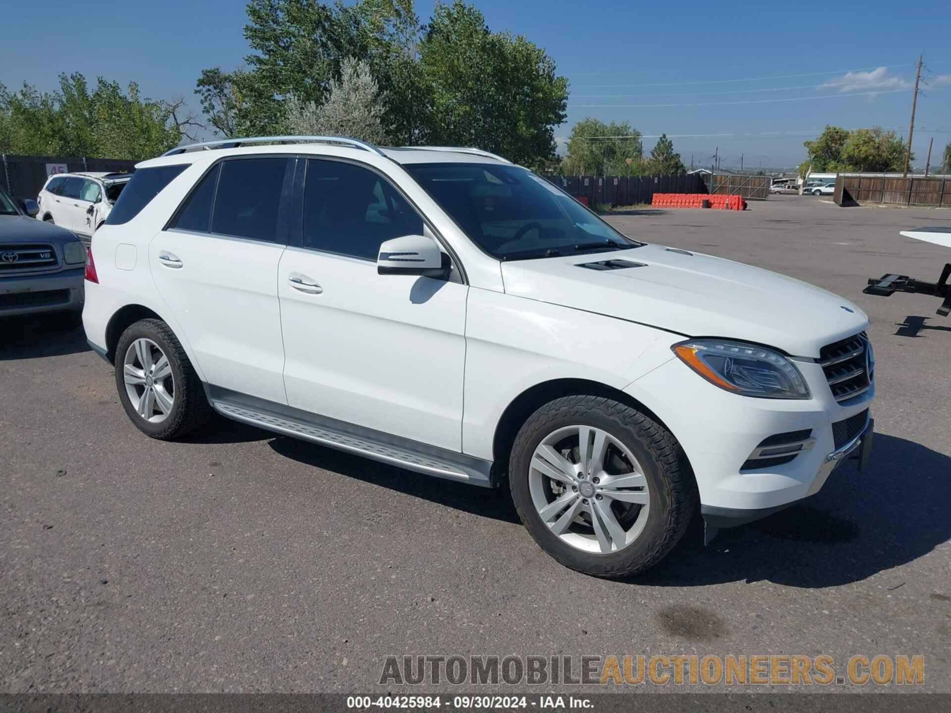 4JGDA0EB1FA588658 MERCEDES-BENZ ML 250 BLUETEC 2015