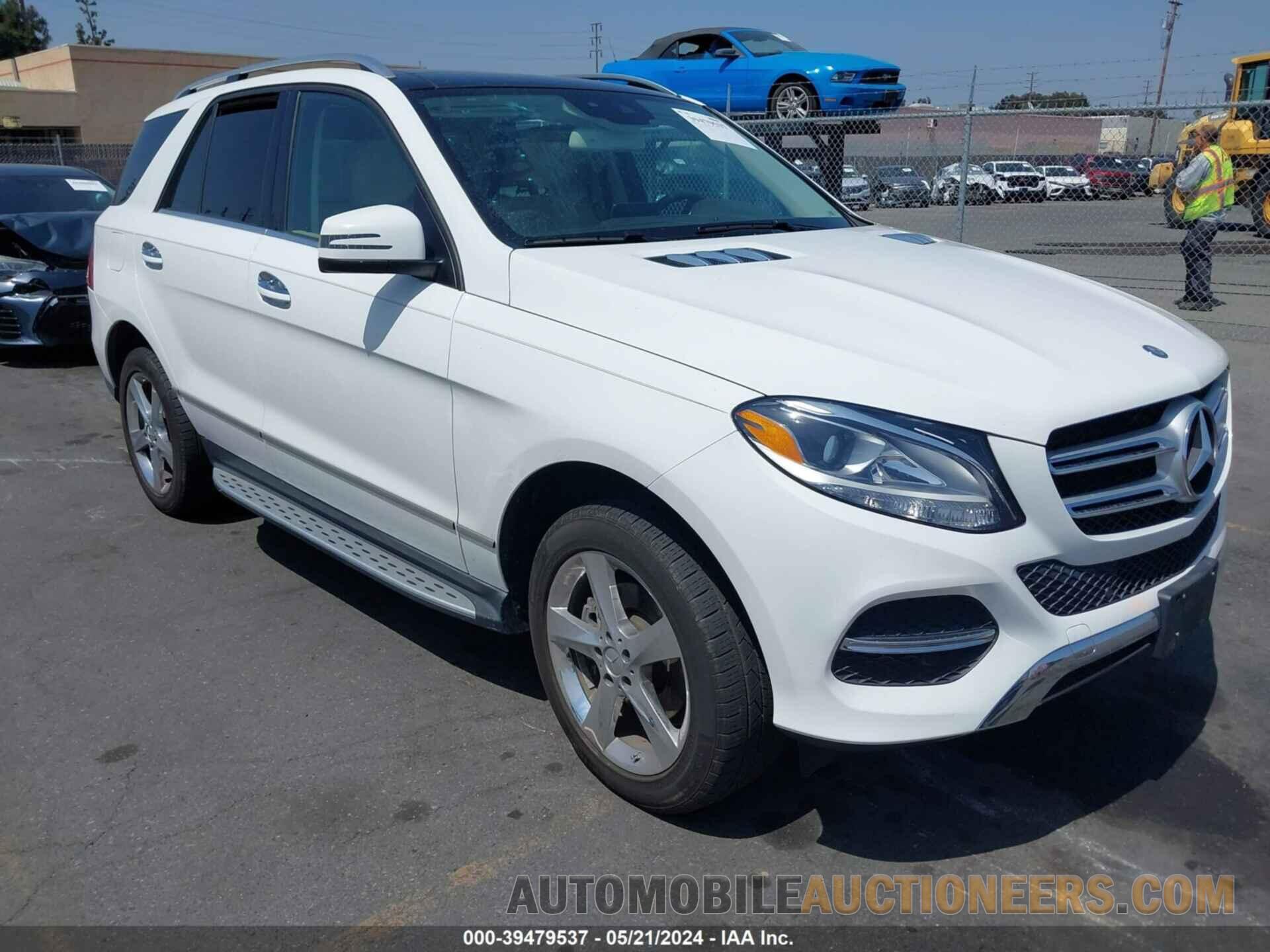 4JGDA0EB2GA707481 MERCEDES-BENZ GLE 300D 2016