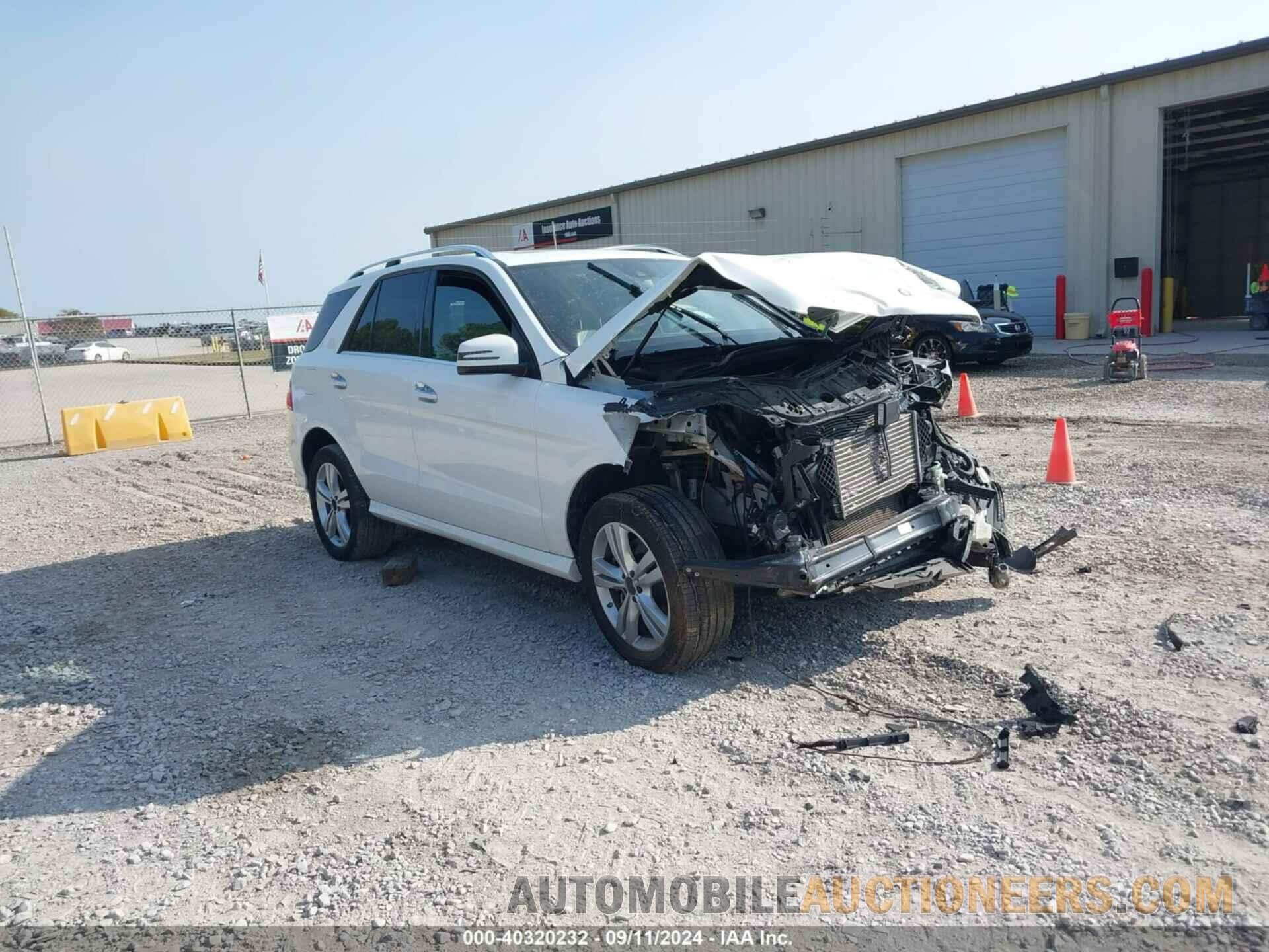 4JGDA0EB4FA480115 MERCEDES-BENZ ML 250 BLUETEC 2015