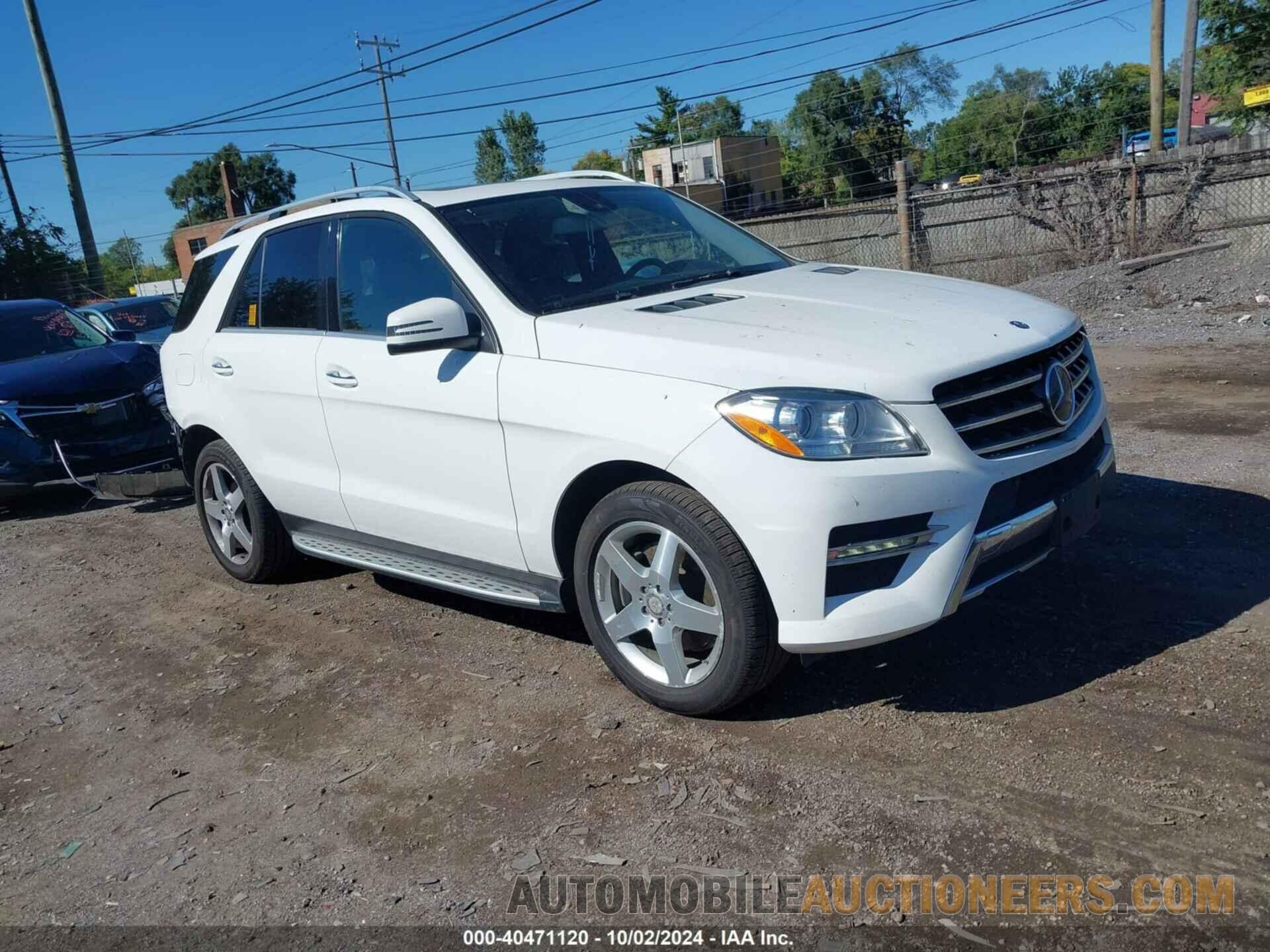 4JGDA0EB5FA557753 MERCEDES-BENZ ML 250 BLUETEC 2015