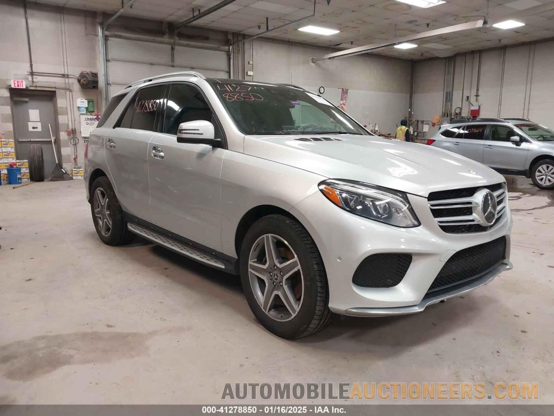 4JGDA0EB7GA707511 MERCEDES-BENZ GLE 300D 2016