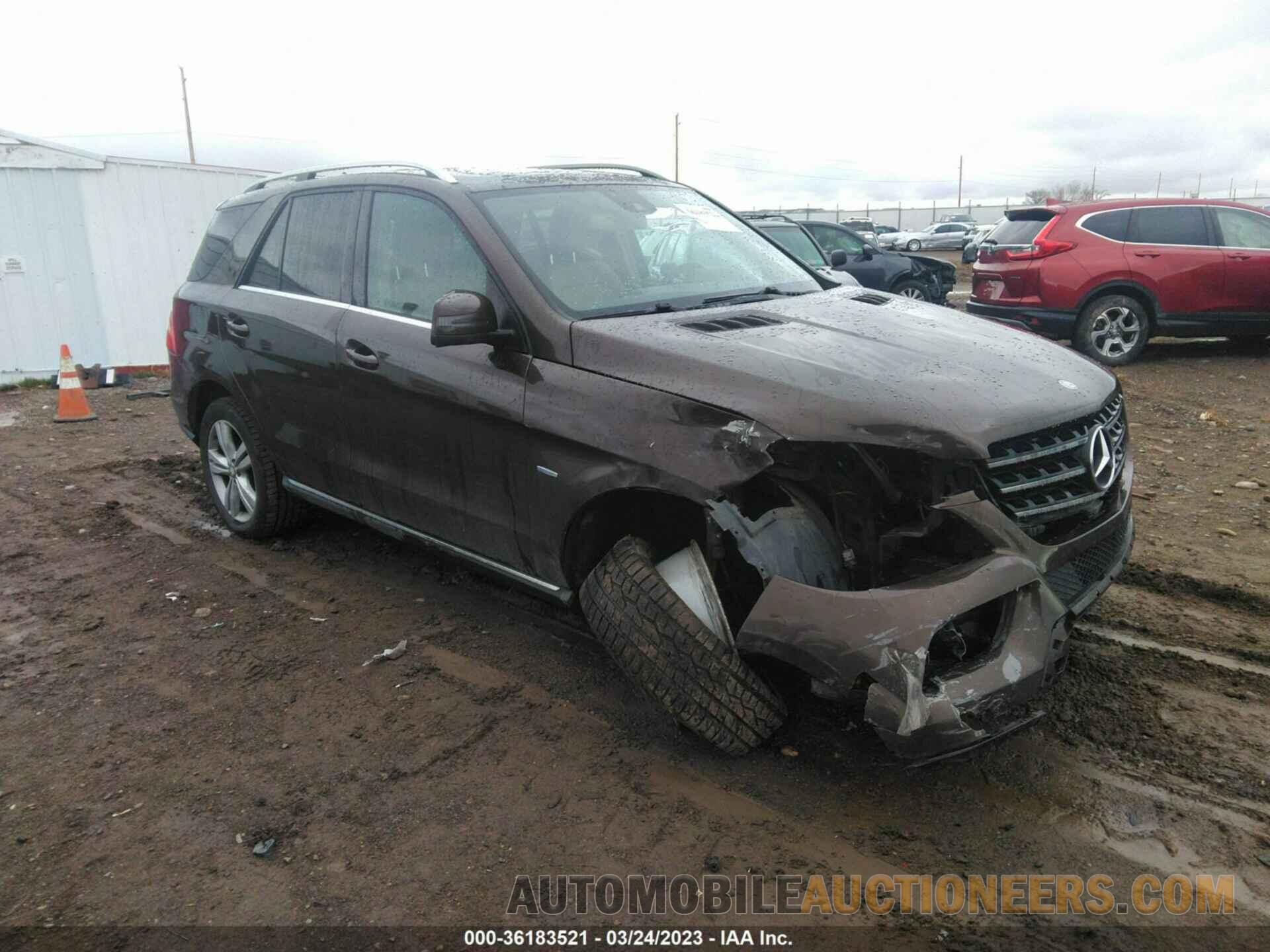 4JGDA2EB4CA043450 MERCEDES-BENZ ML 350 BLUETEC 2012