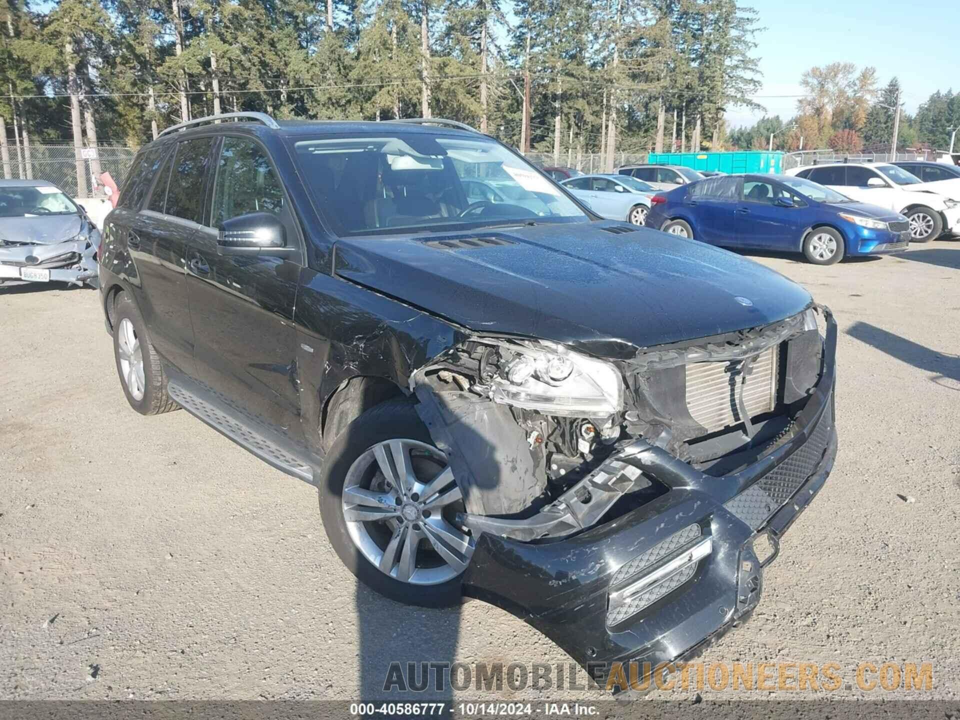 4JGDA2EB4CA060894 MERCEDES-BENZ ML 350 BLUETEC 2012