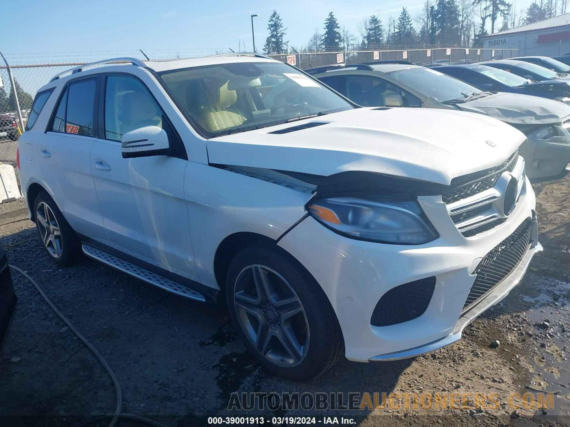 4JGDA5GB1GA663547 MERCEDES-BENZ GLE 400 2016