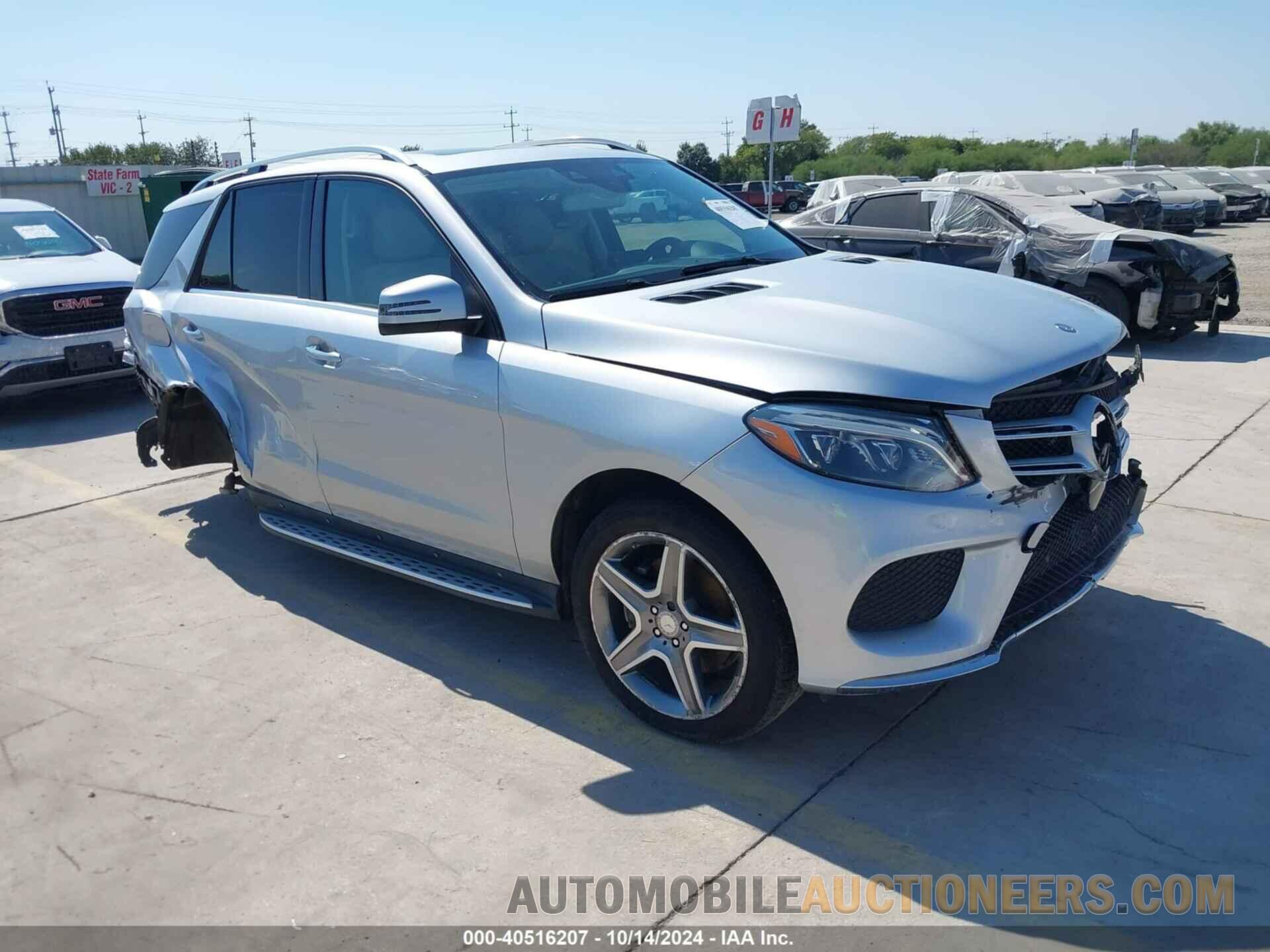 4JGDA5GB7GA774250 MERCEDES-BENZ GLE 400 2016