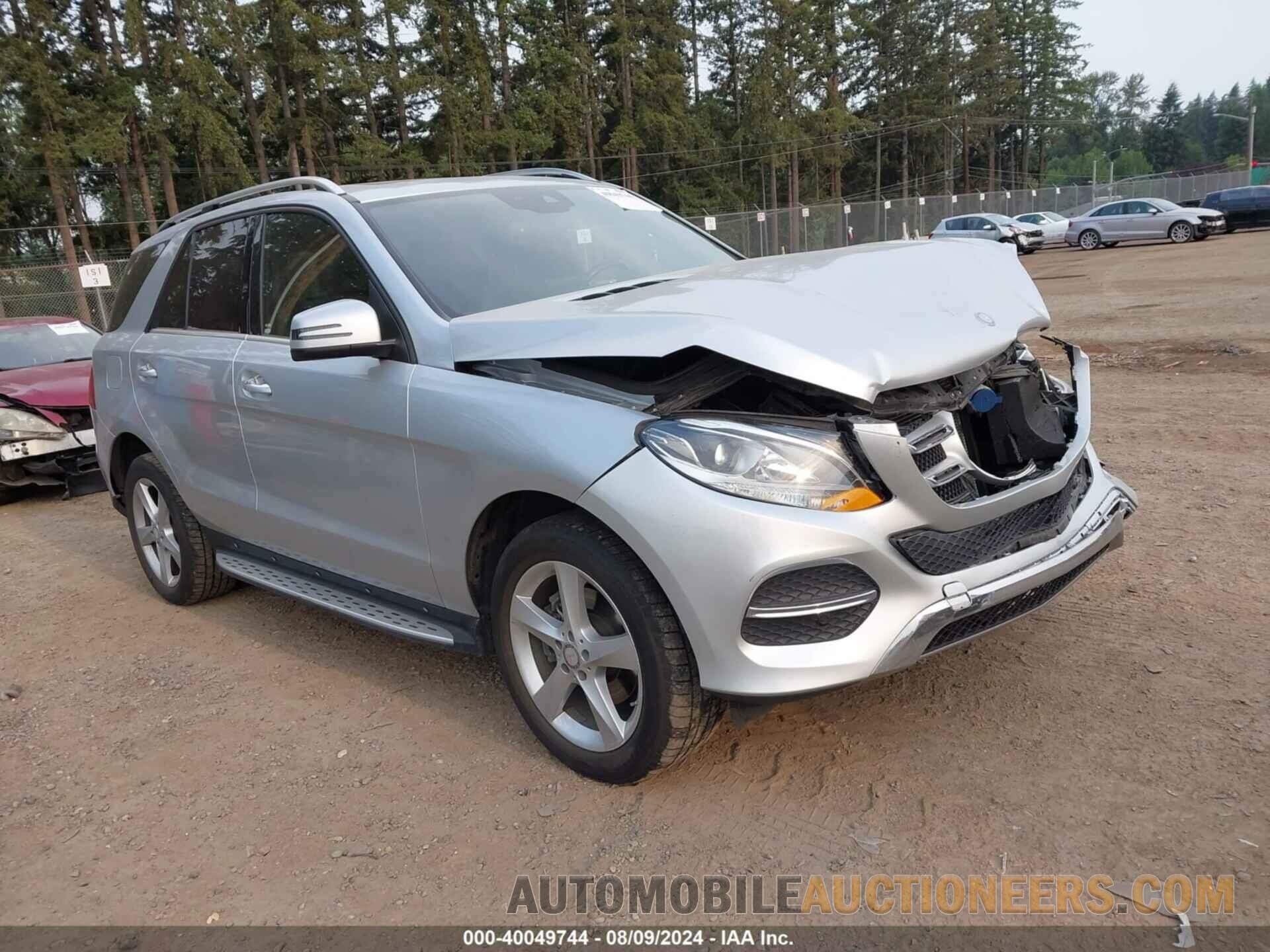 4JGDA5HB0GA809791 MERCEDES-BENZ GLE 350 2016