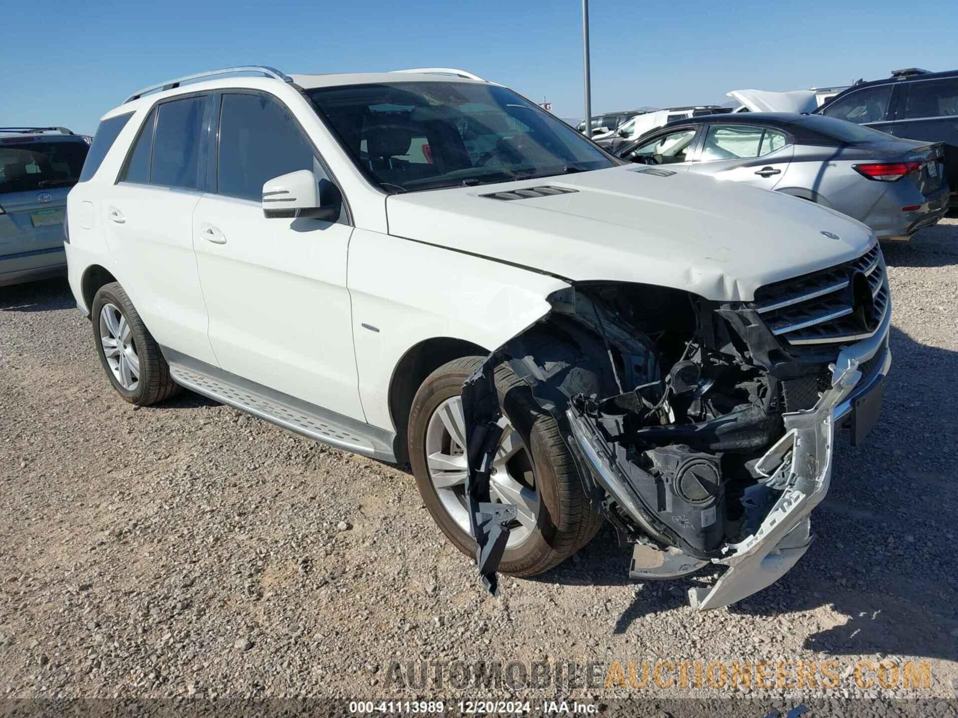 4JGDA5HB8CA045196 MERCEDES-BENZ ML 350 2012