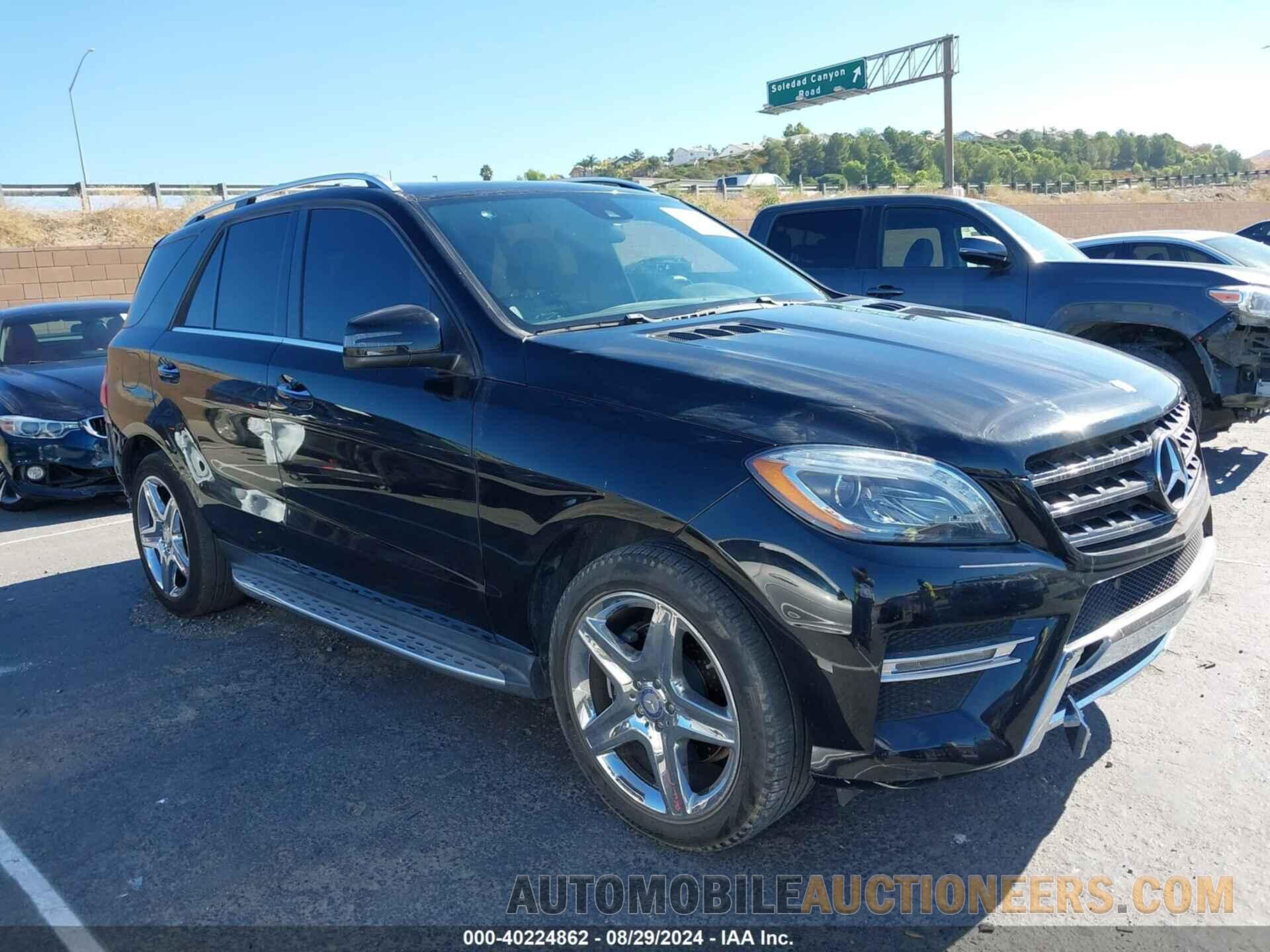 4JGDA5HB9FA501629 MERCEDES-BENZ ML 350 2015