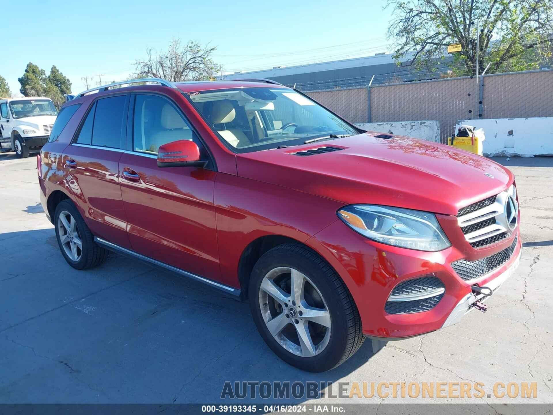 4JGDA5HB9JB139210 MERCEDES-BENZ GLE 350 2018