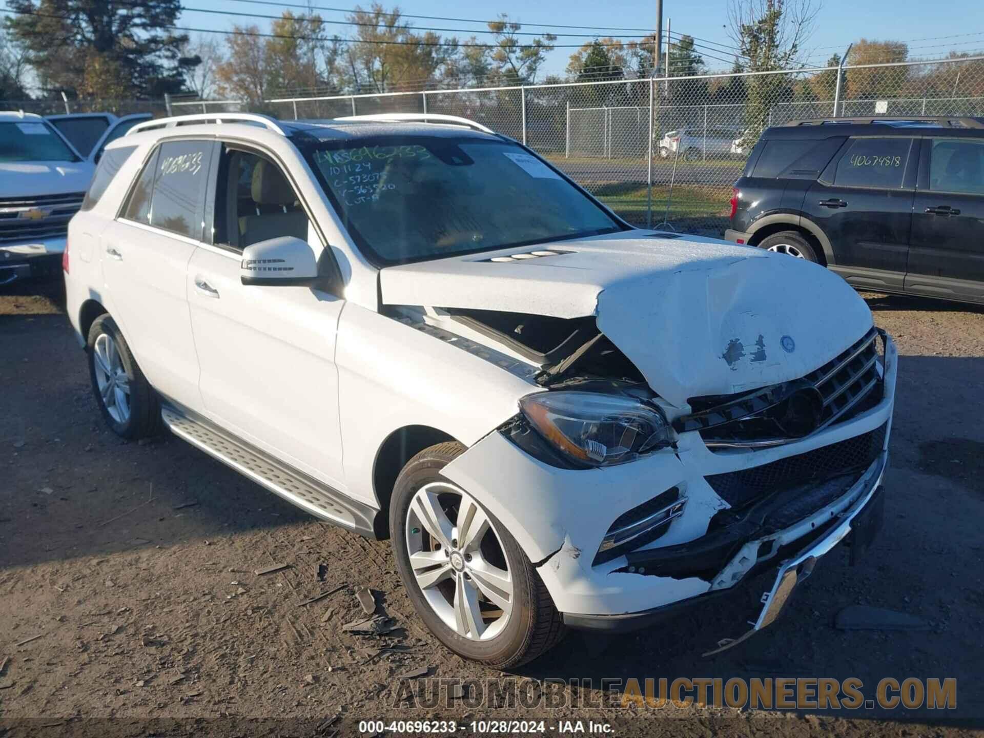 4JGDA5HBXFA565520 MERCEDES-BENZ ML 350 2015