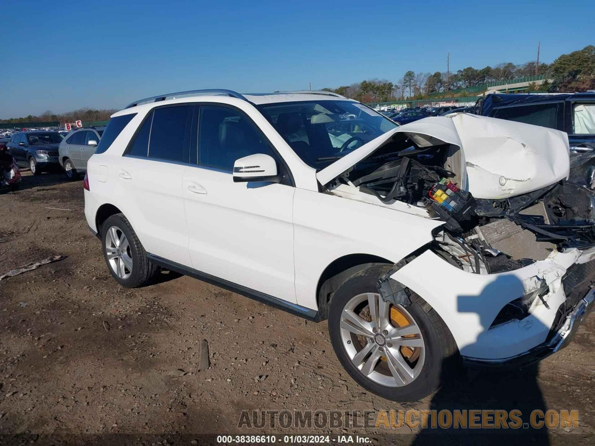 4JGDA5HBXFA604512 MERCEDES-BENZ ML 2015