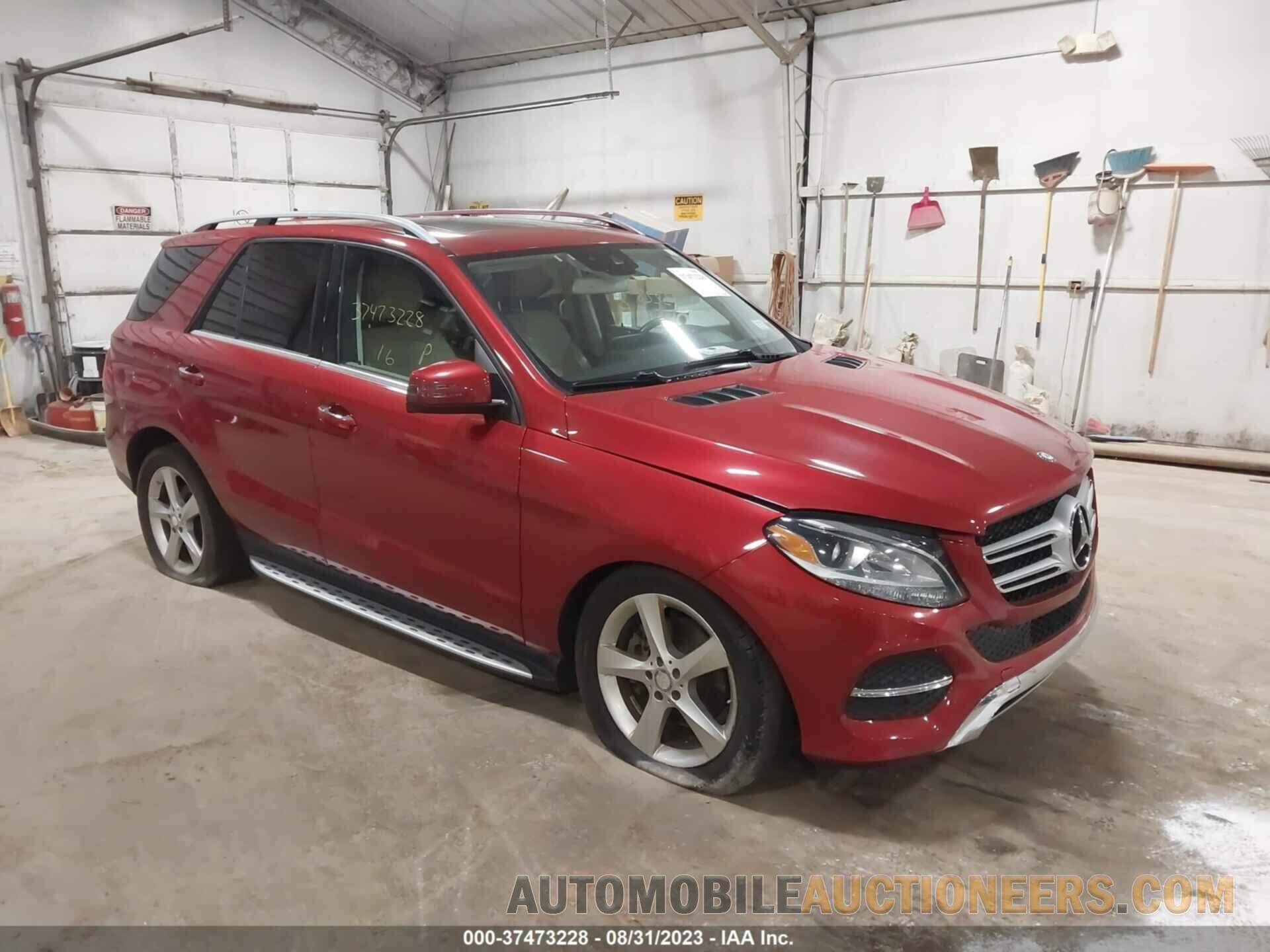 4JGDA5HBXGA664288 MERCEDES-BENZ GLE 2016