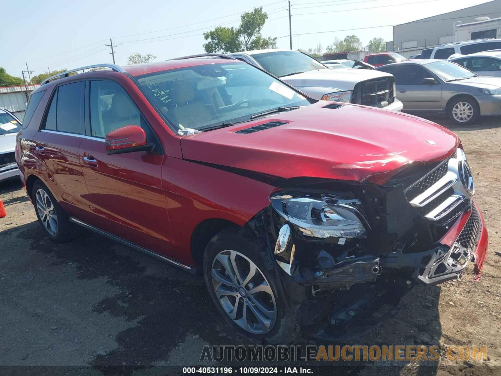 4JGDA5HBXHA849846 MERCEDES-BENZ GLE 350 2017