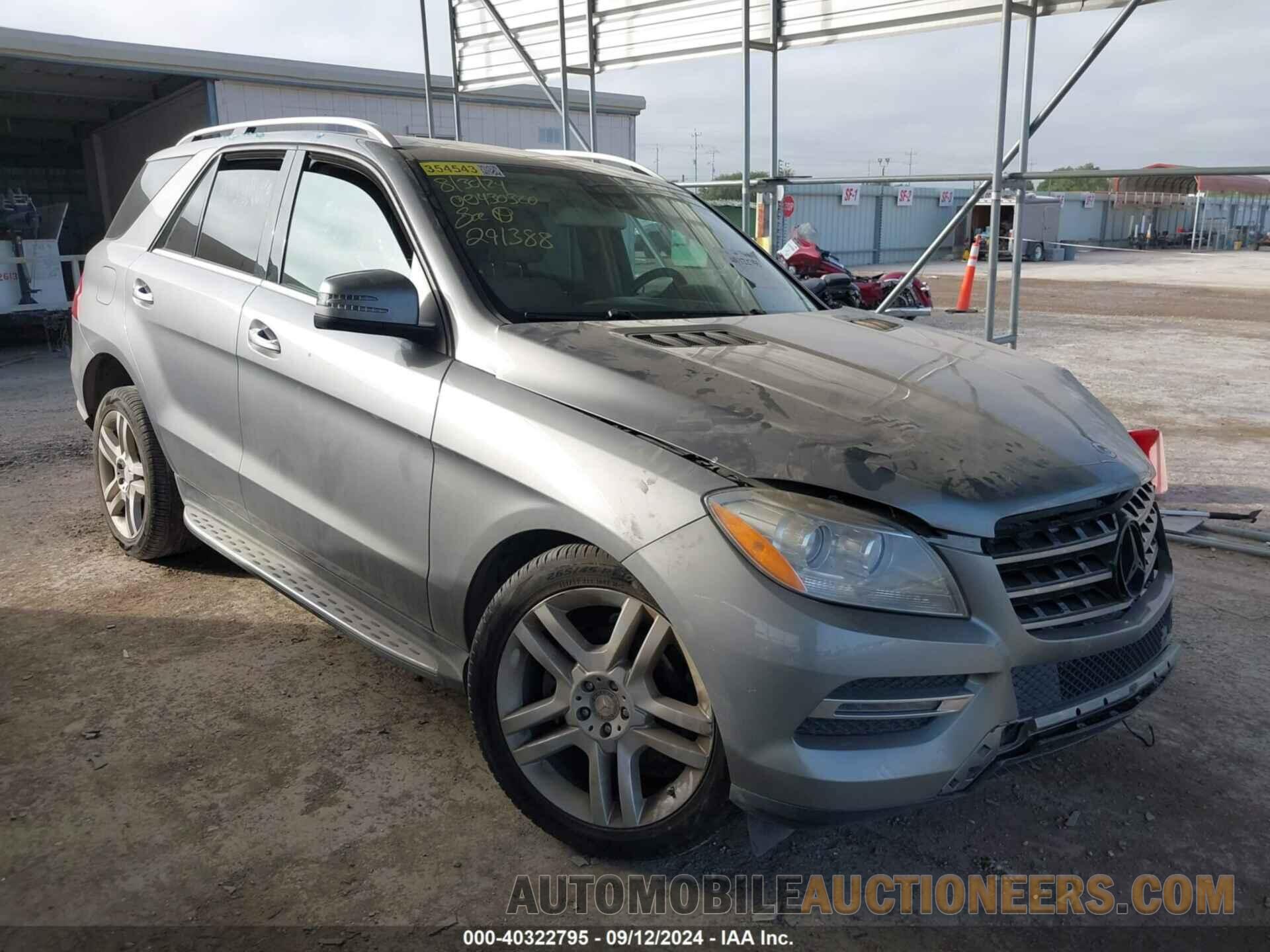 4JGDA5JB1EA291388 MERCEDES-BENZ ML 350 2014