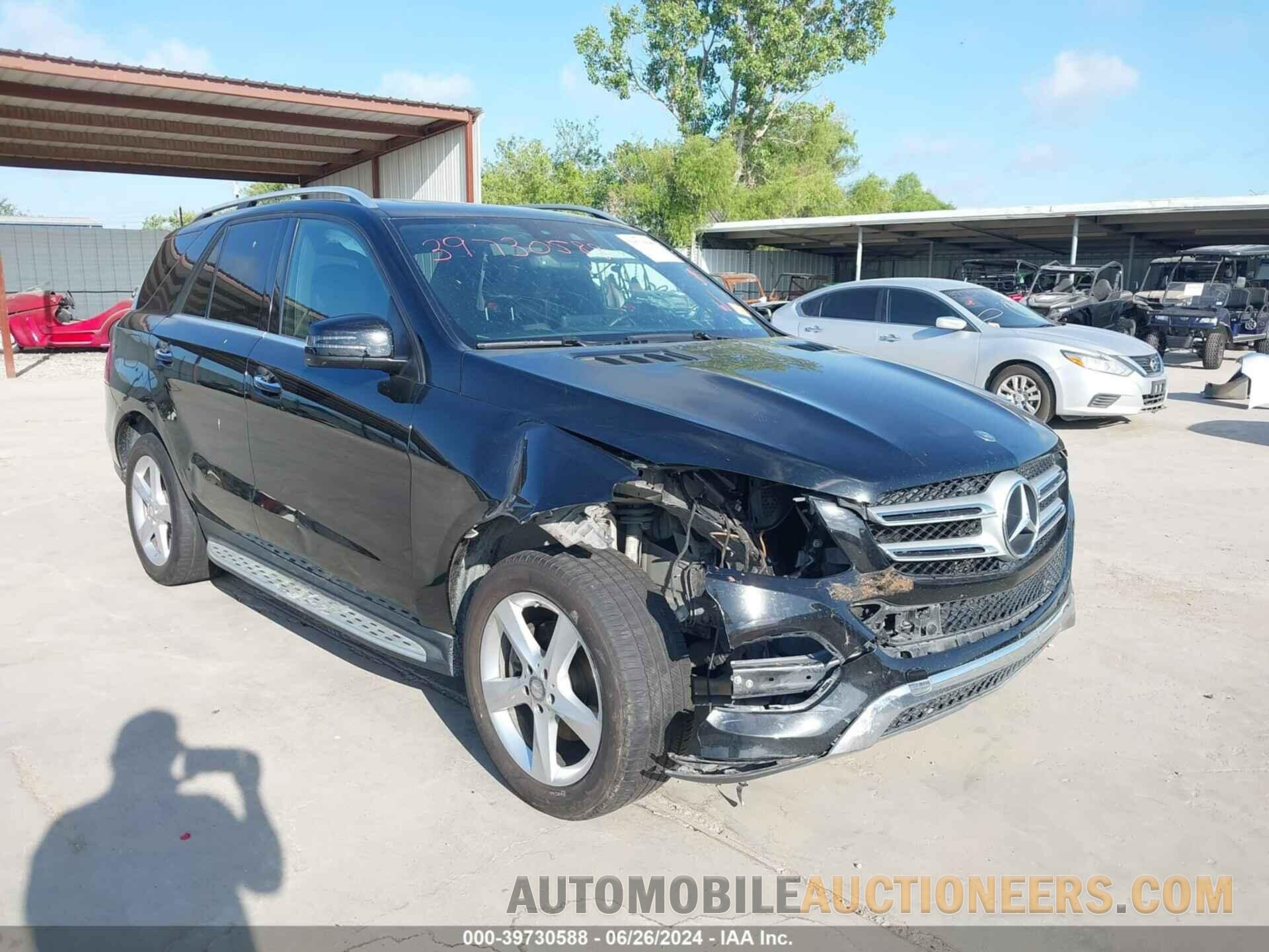 4JGDA5JB4GA756636 MERCEDES-BENZ GLE 2016