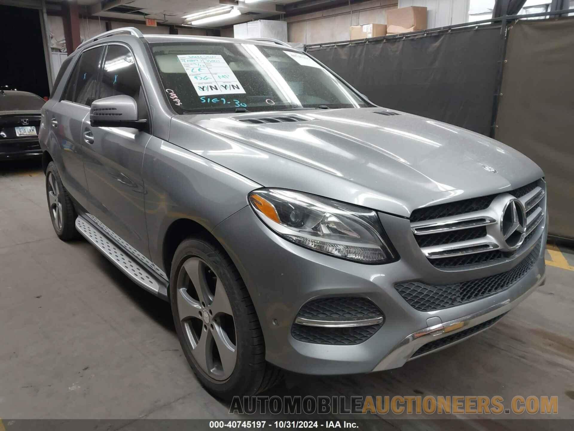 4JGDA5JB4GA772707 MERCEDES-BENZ GLE 350 2016