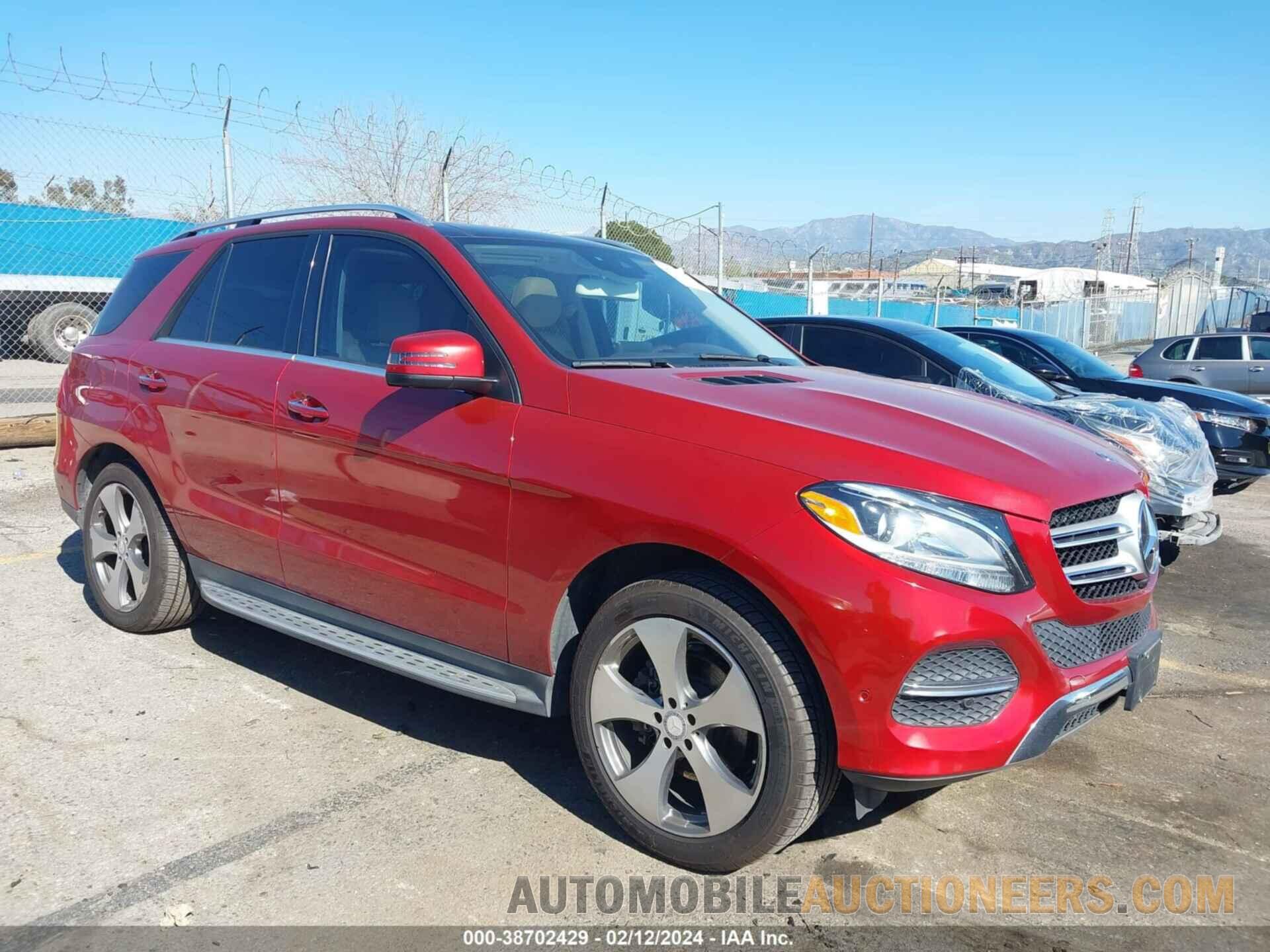 4JGDA5JB4GA791550 MERCEDES-BENZ GLE 350 2016