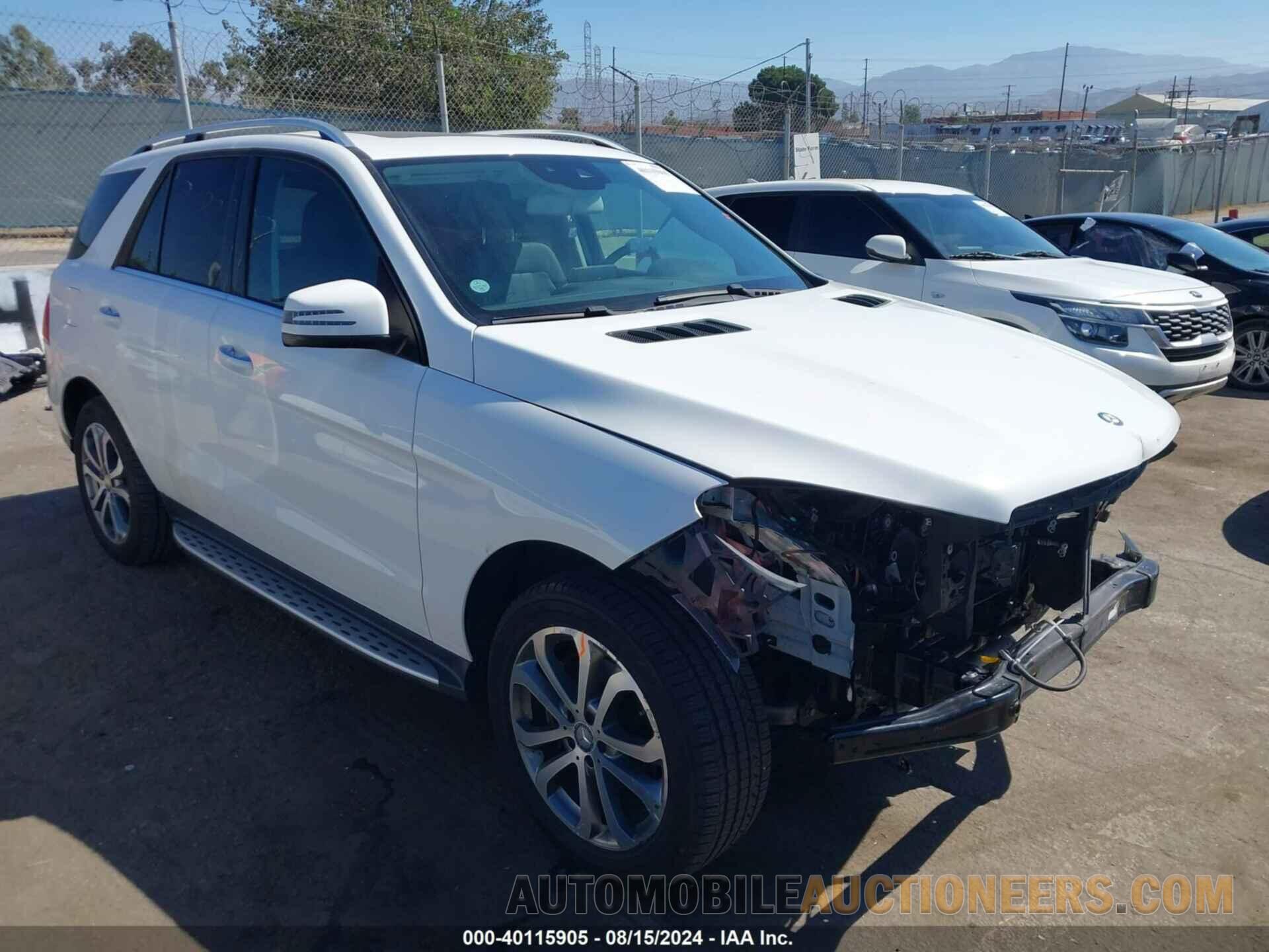 4JGDA5JB6GA689991 MERCEDES-BENZ GLE 350 2016